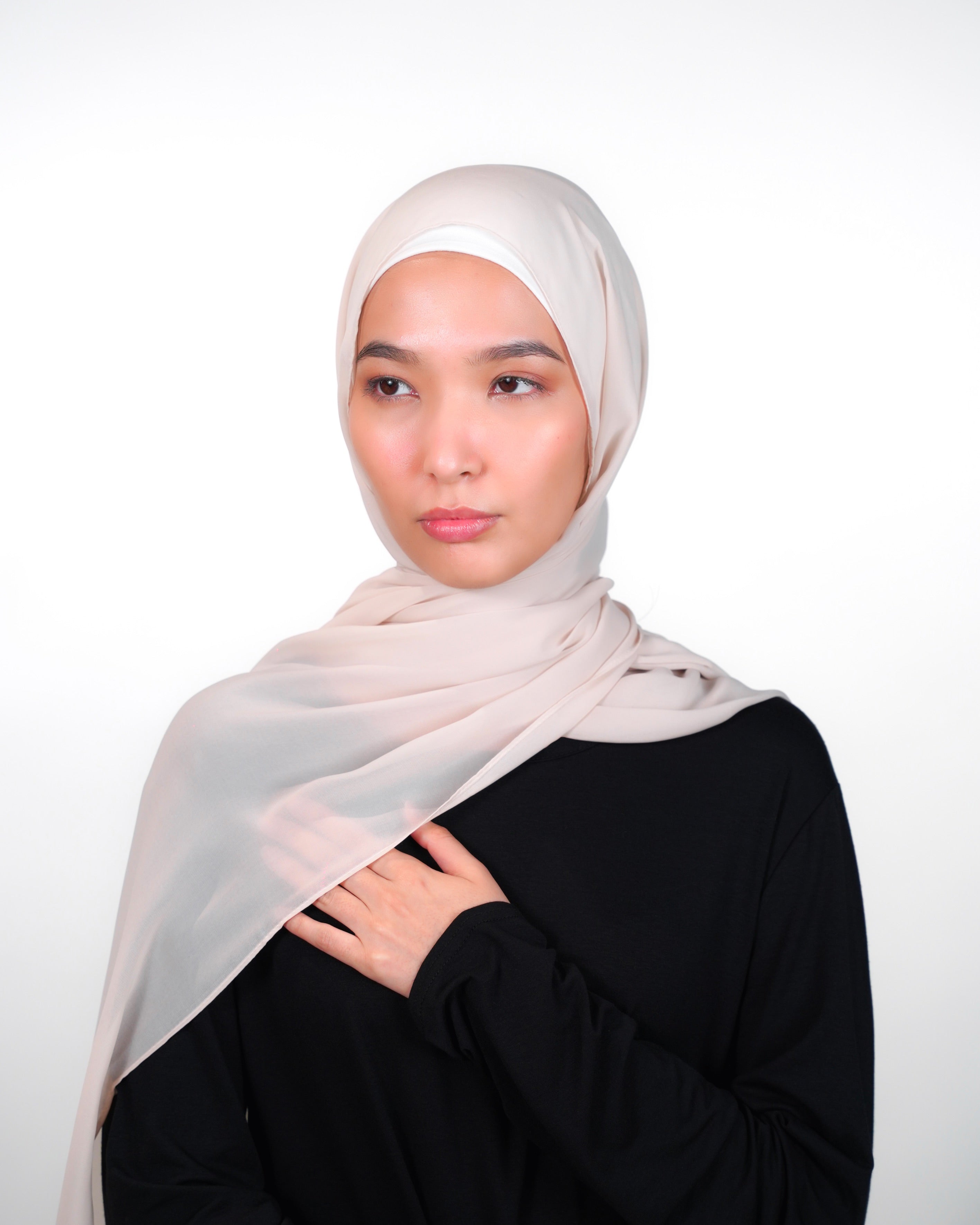Emarati Chiffon Hijab