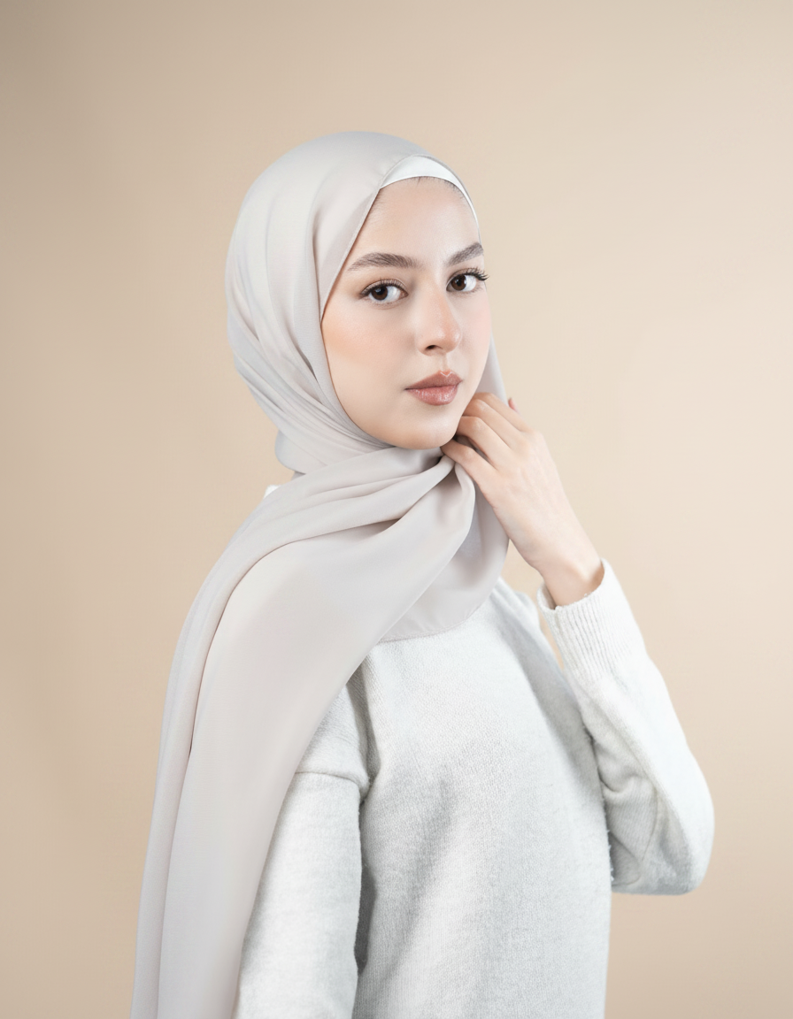 Emarati Chiffon Hijab  Voile