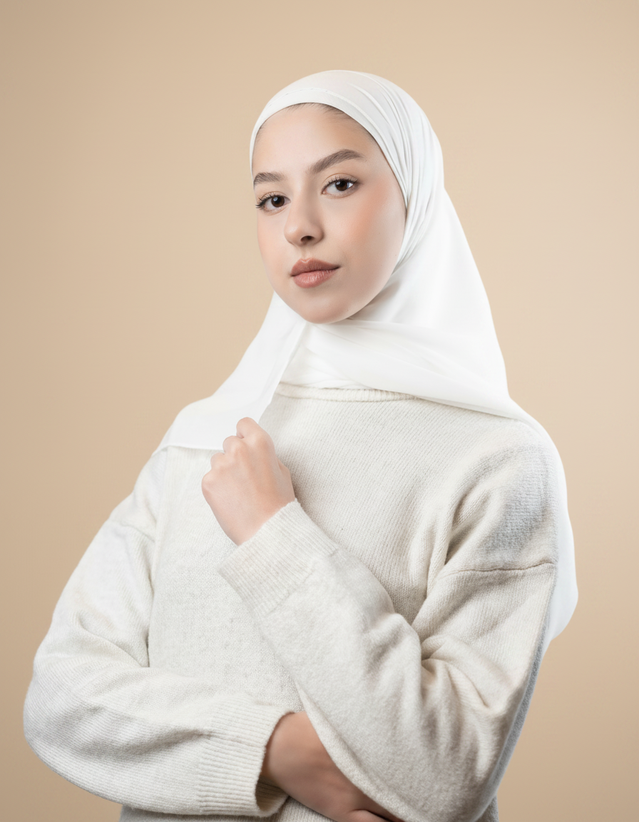 Emarati Chiffon Hijab  Voile