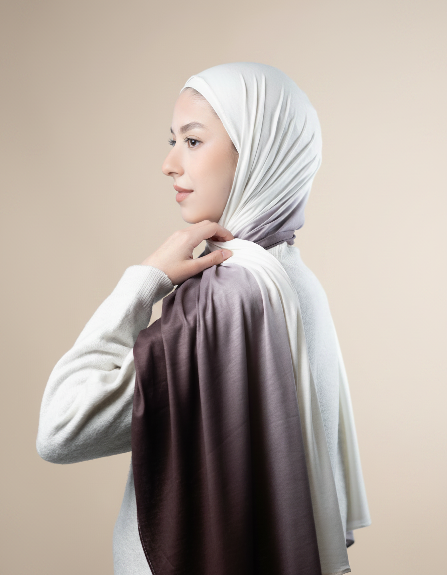 Cotton Ombre Hijab  Voile