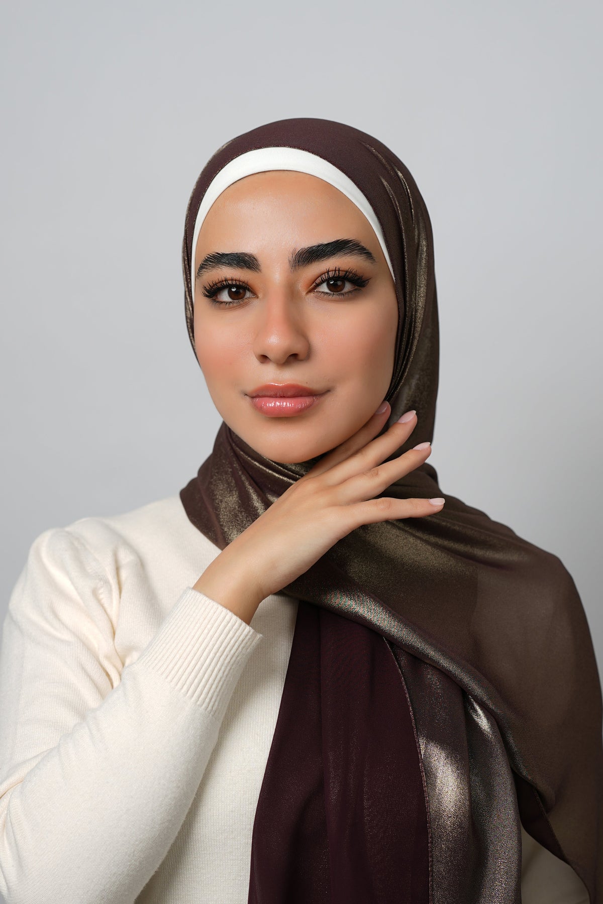Glittery Hijab  Voile