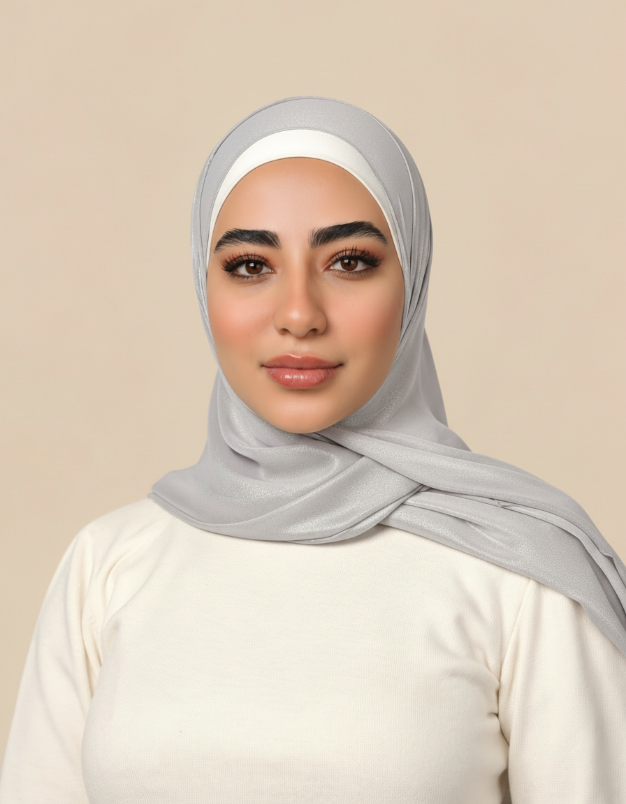 Glittery Hijab  Voile