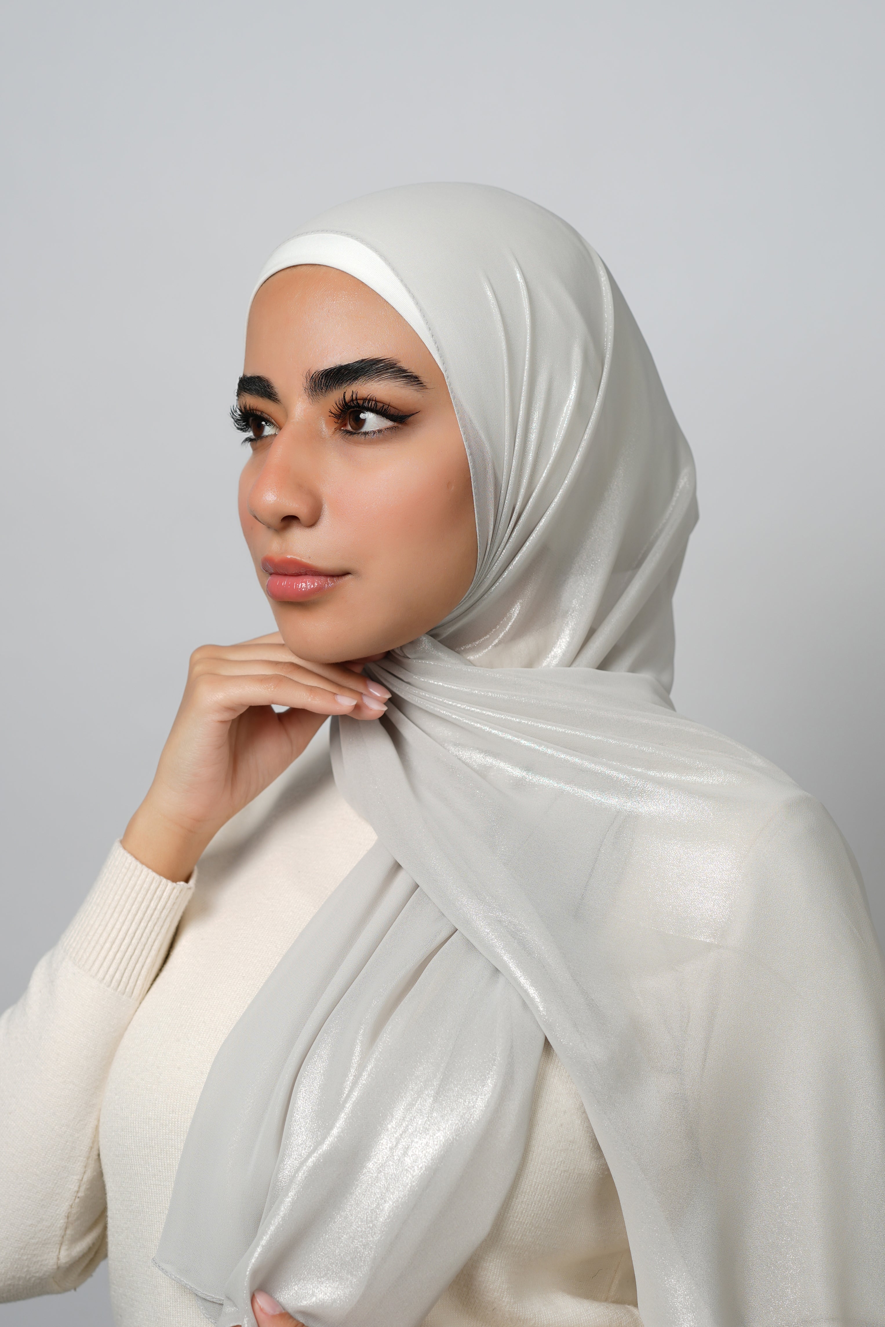 Glittery Hijab  Voile