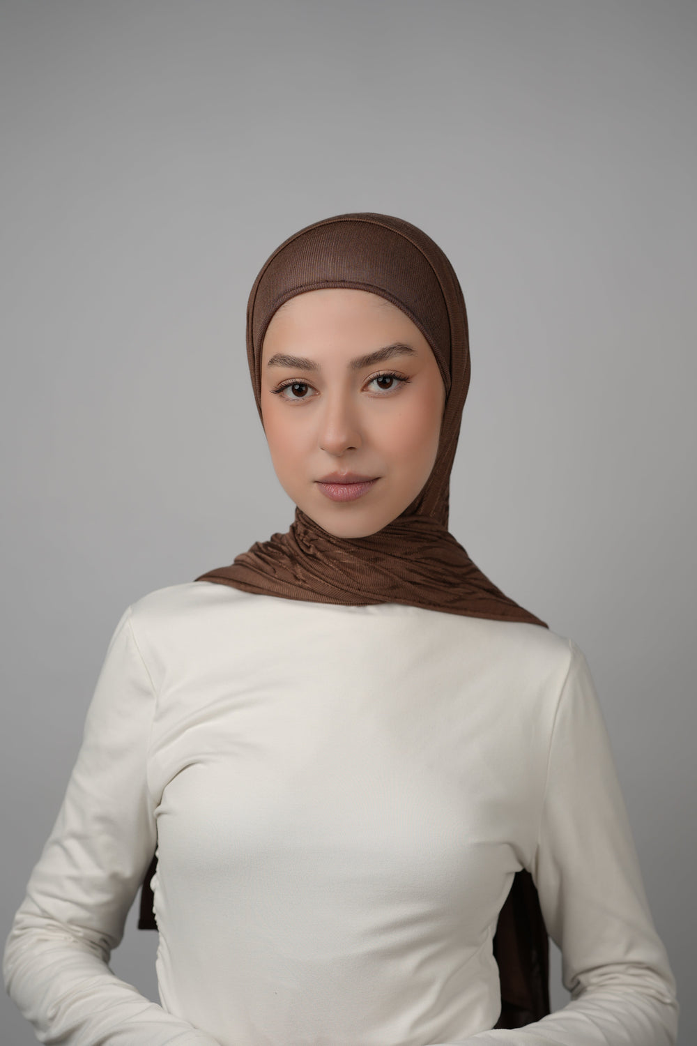 Double Pattern Cotton Hijab  Voile