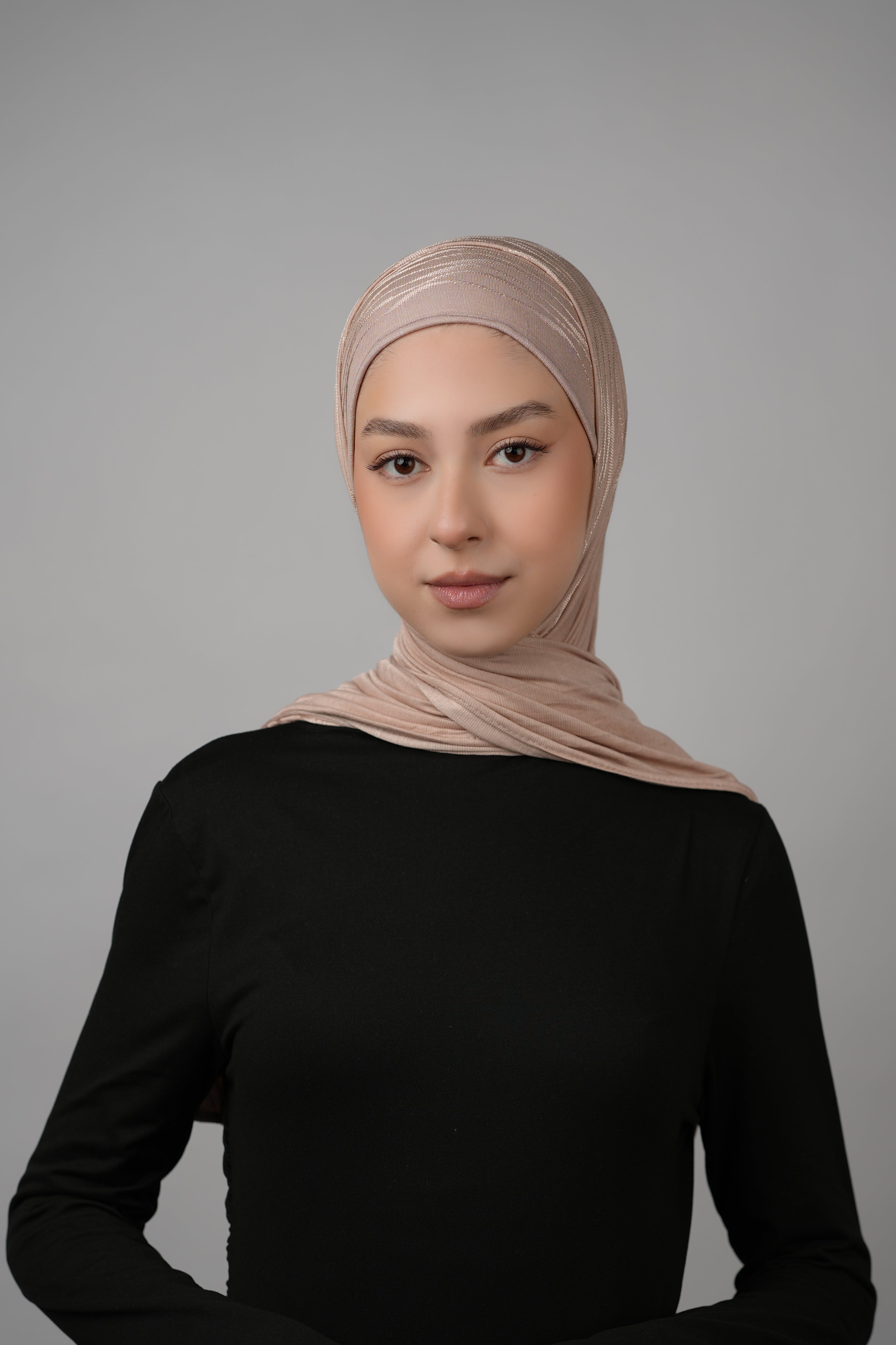 Double Pattern Cotton Hijab  Voile