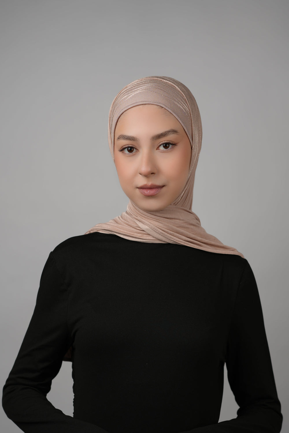 Double Pattern Cotton Hijab  Voile