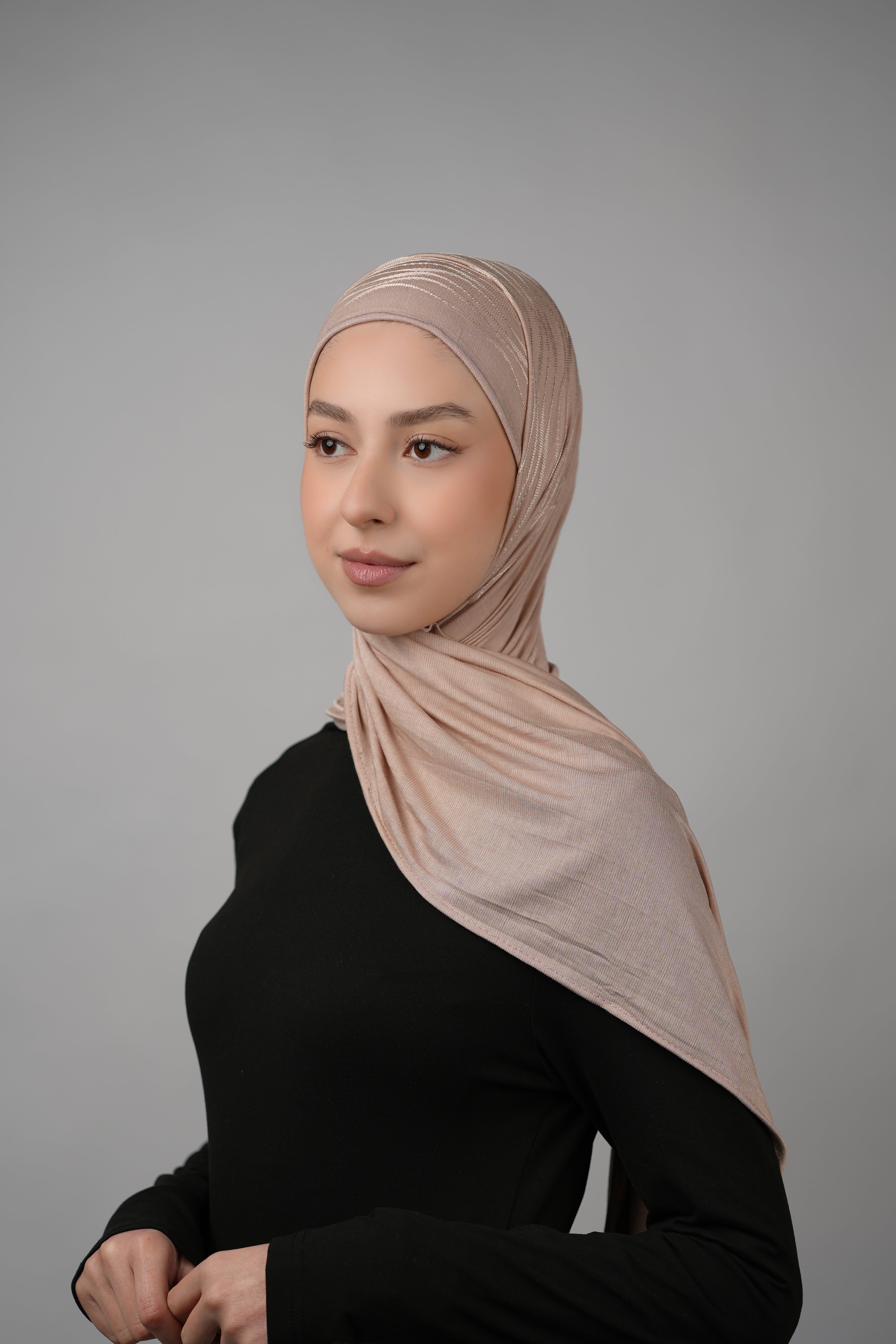 Double Pattern Cotton Hijab  Voile