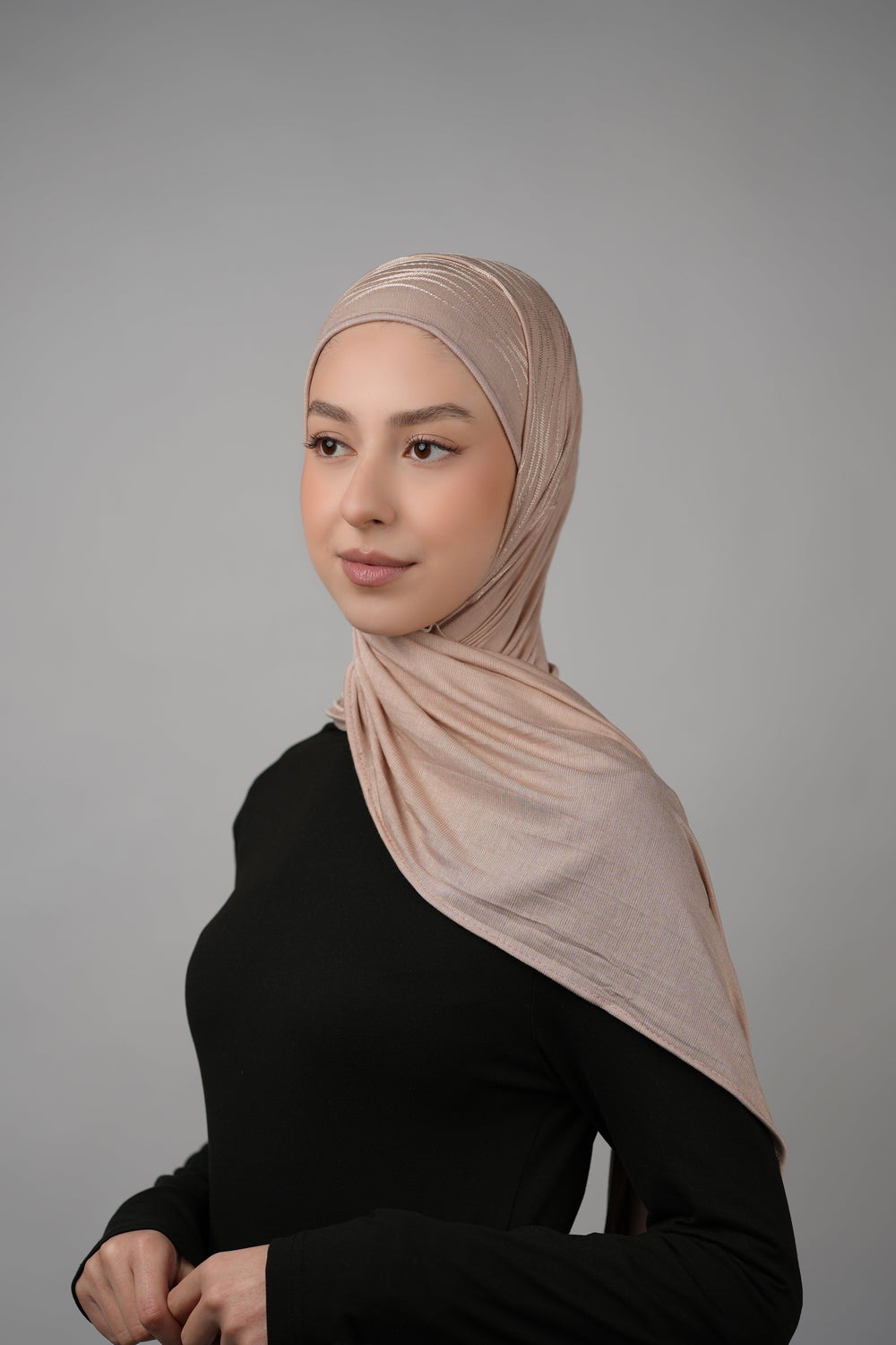 Double Pattern Cotton Hijab  Voile