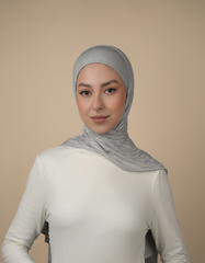 Double Pattern Cotton Hijab  Voile