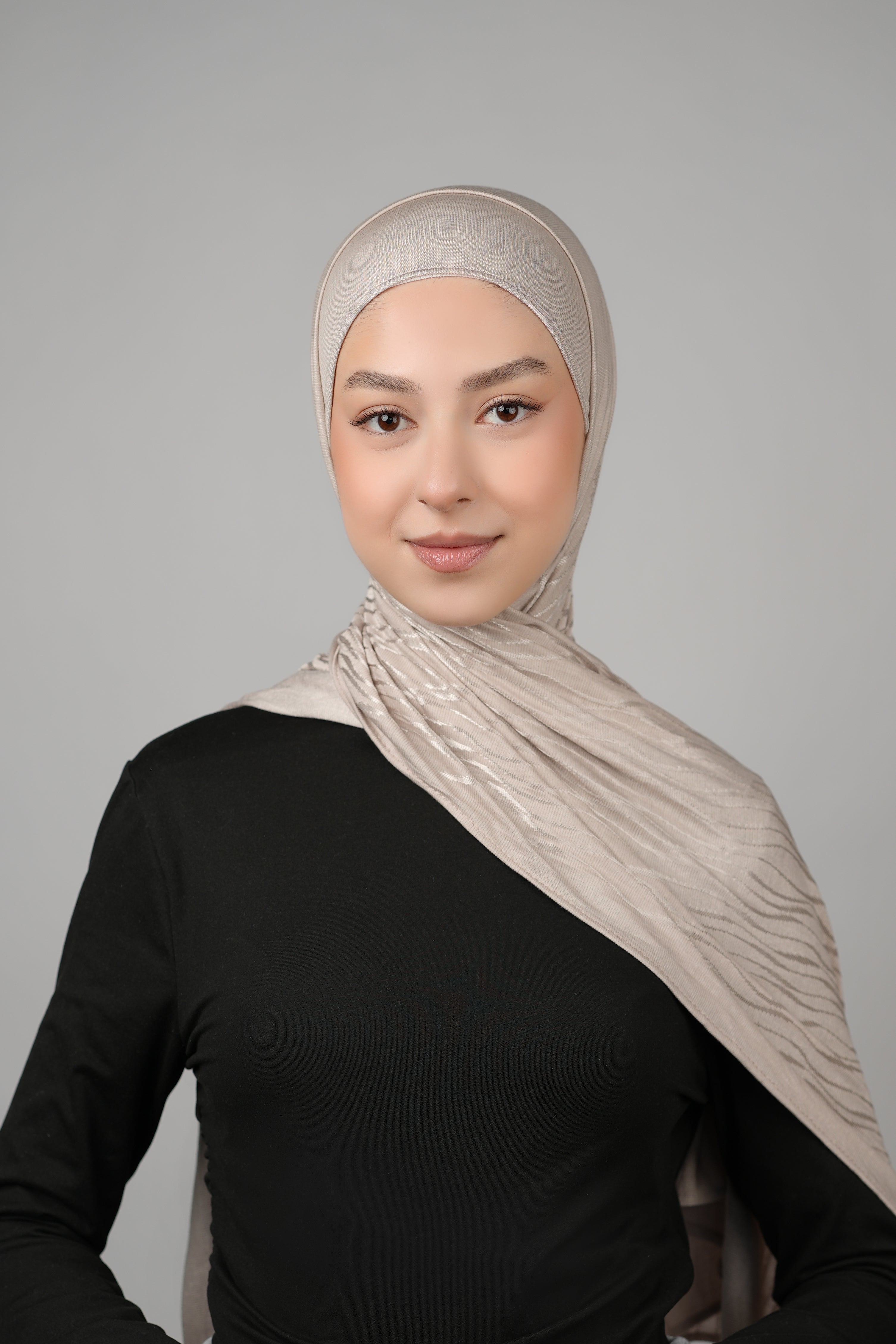 Double Pattern Cotton Hijab  Voile