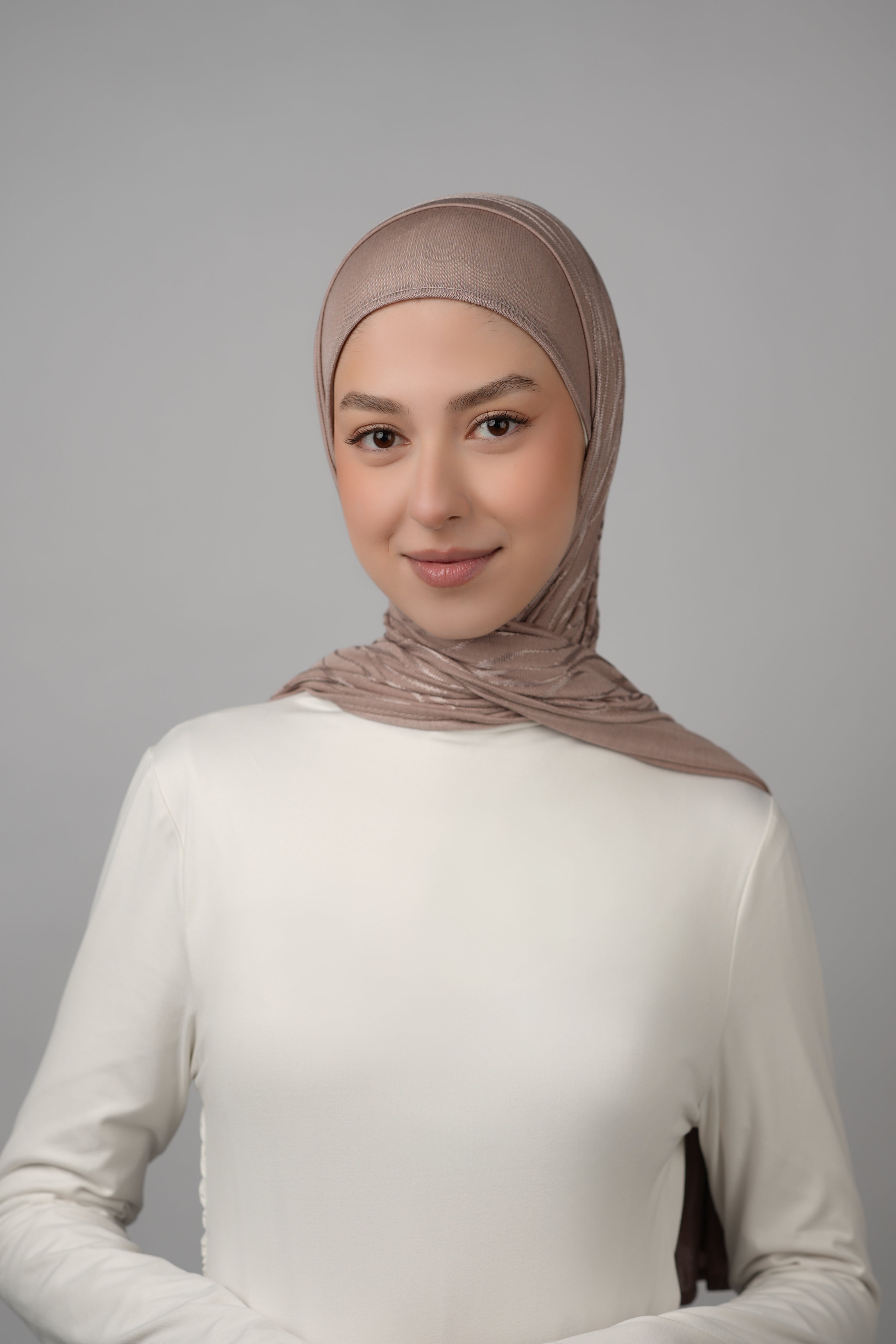 Double Pattern Cotton Hijab  Voile