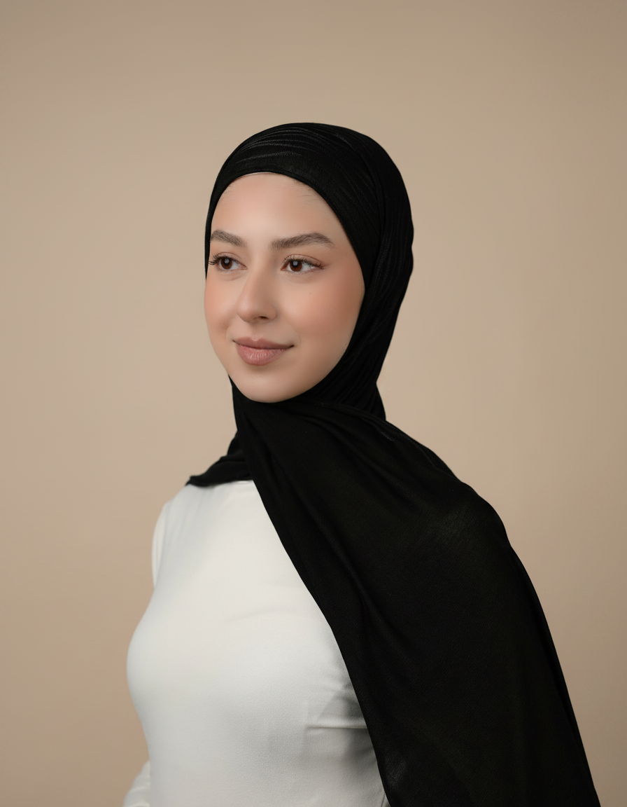 Double Pattern Cotton Hijab  Voile