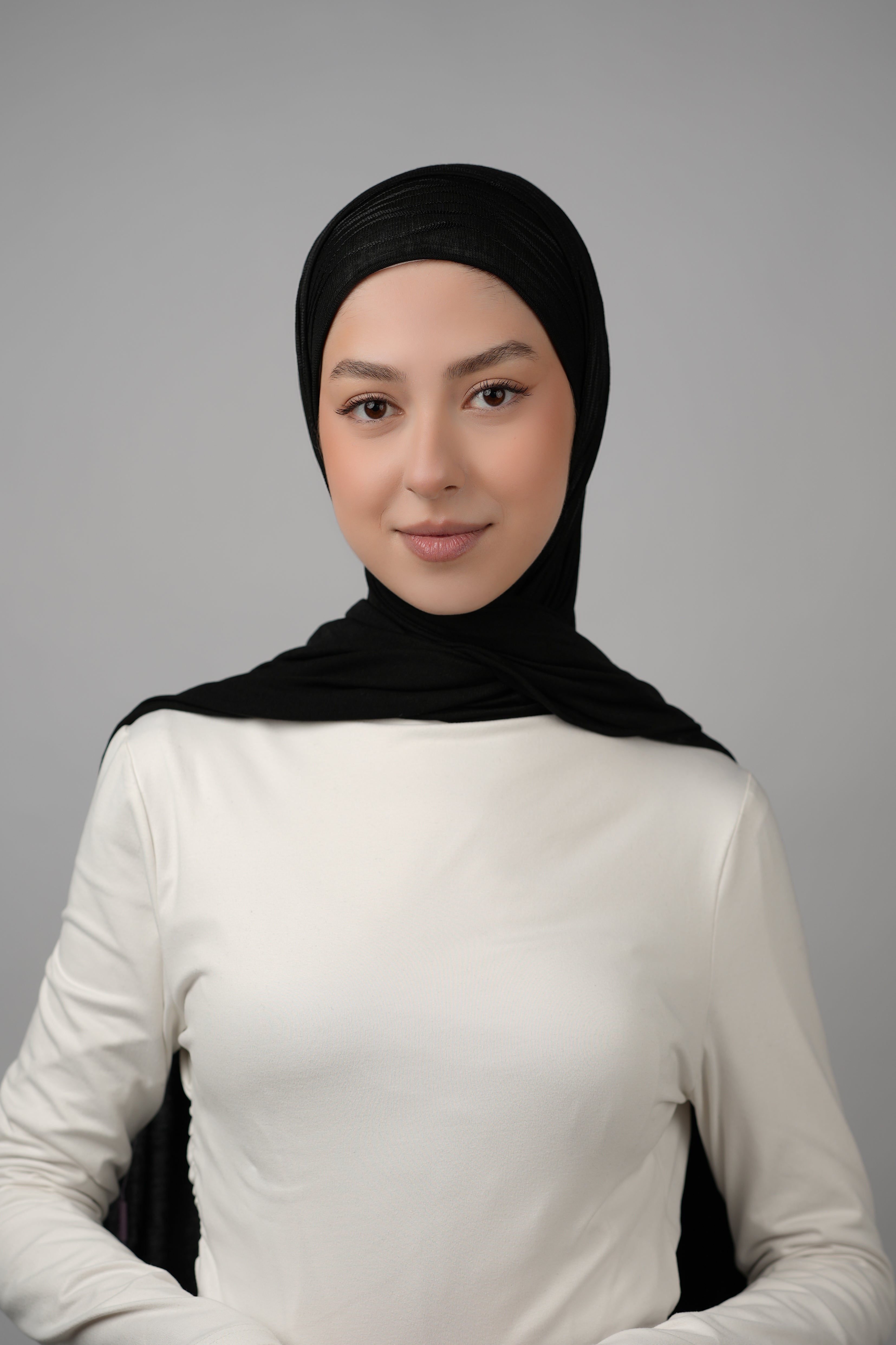 Double Pattern Cotton Hijab  Voile