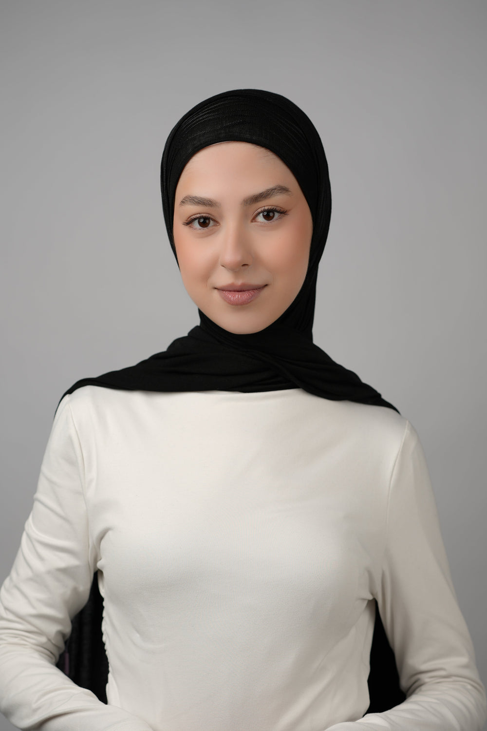 Double Pattern Cotton Hijab  Voile