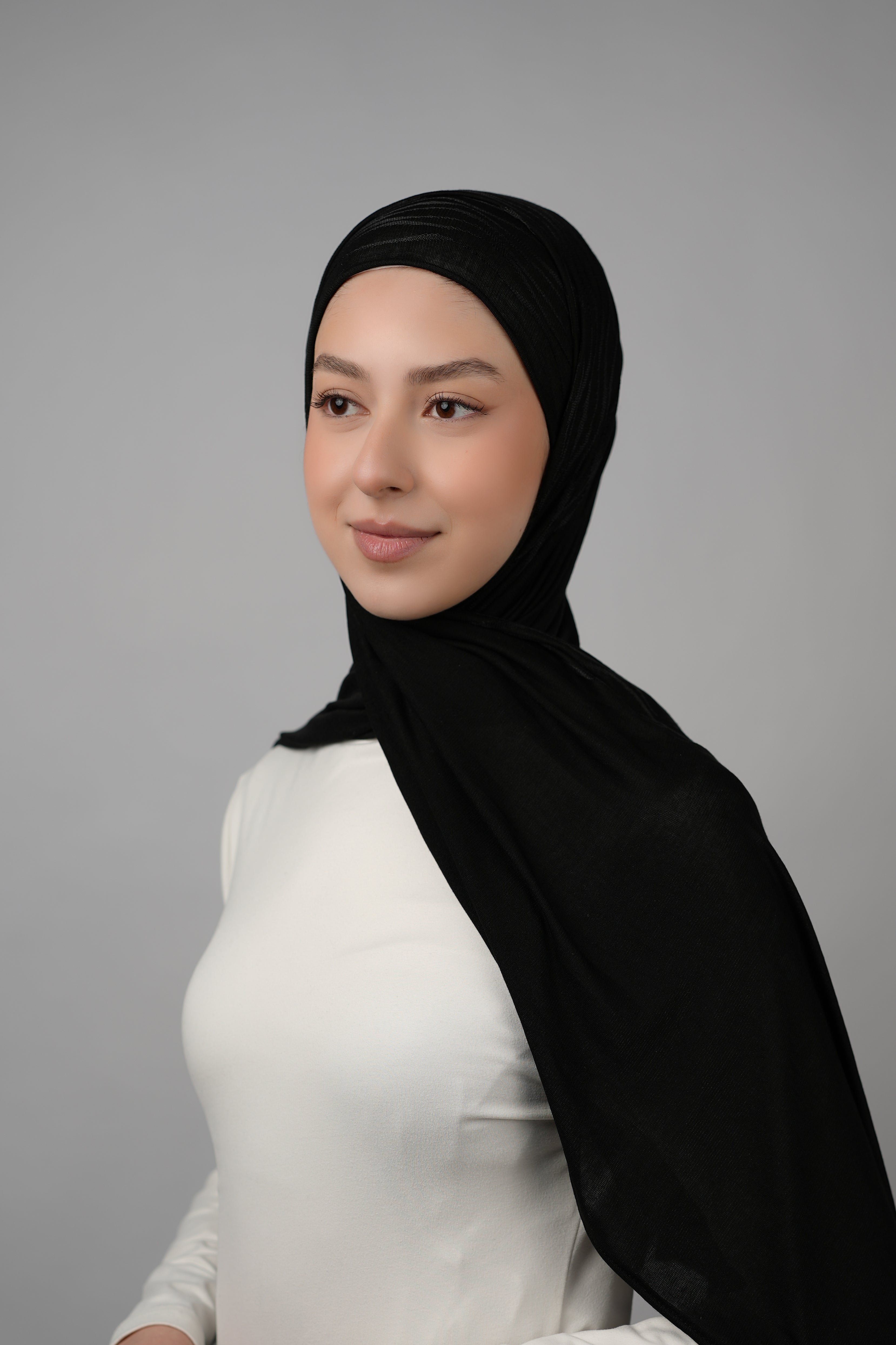 Double Pattern Cotton Hijab  Voile