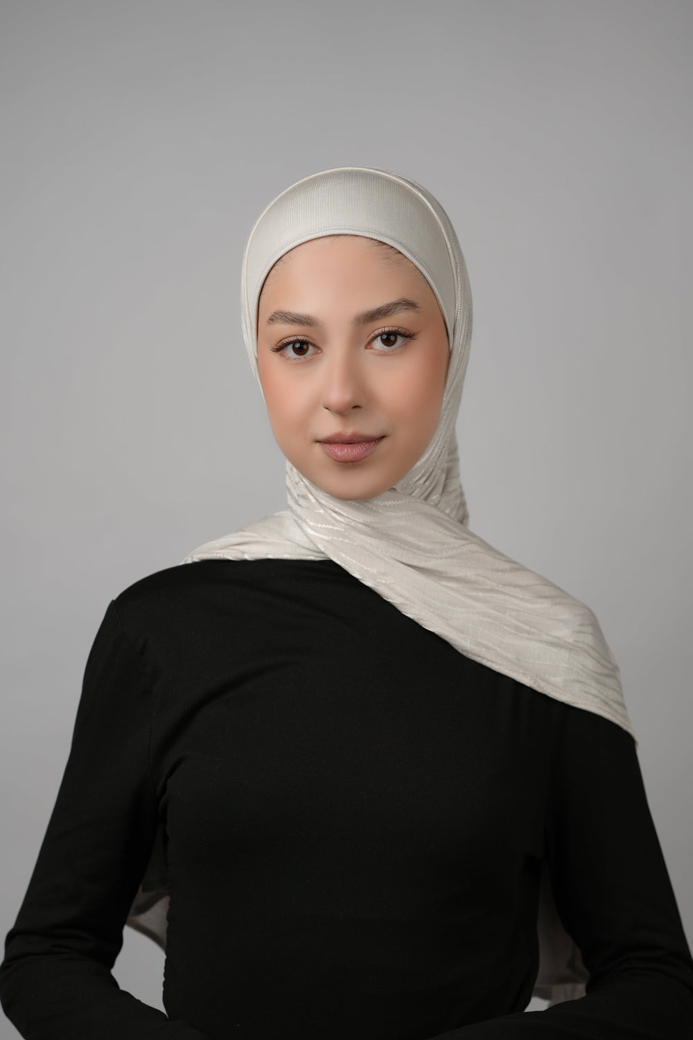 Double Pattern Cotton Hijab  Voile