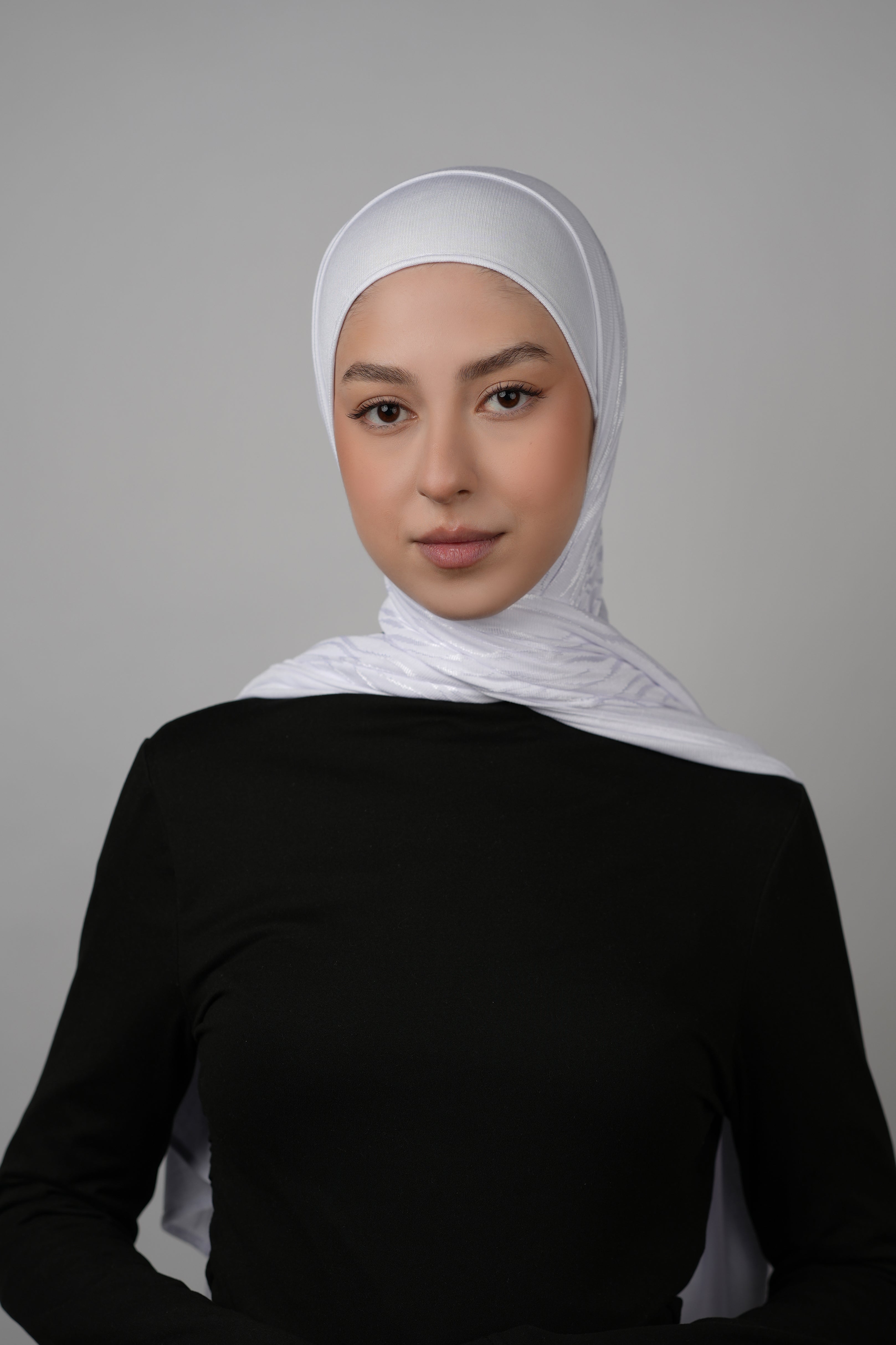 Double Pattern Cotton Hijab  Voile