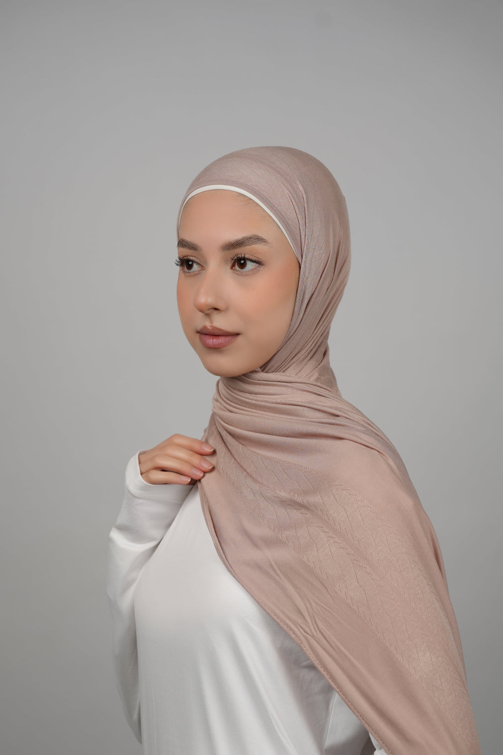 Pattern Cotton Hijab  Voile