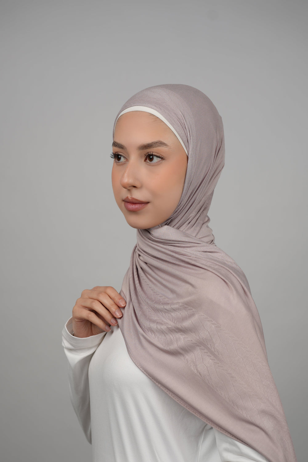 Pattern Cotton Hijab  Voile