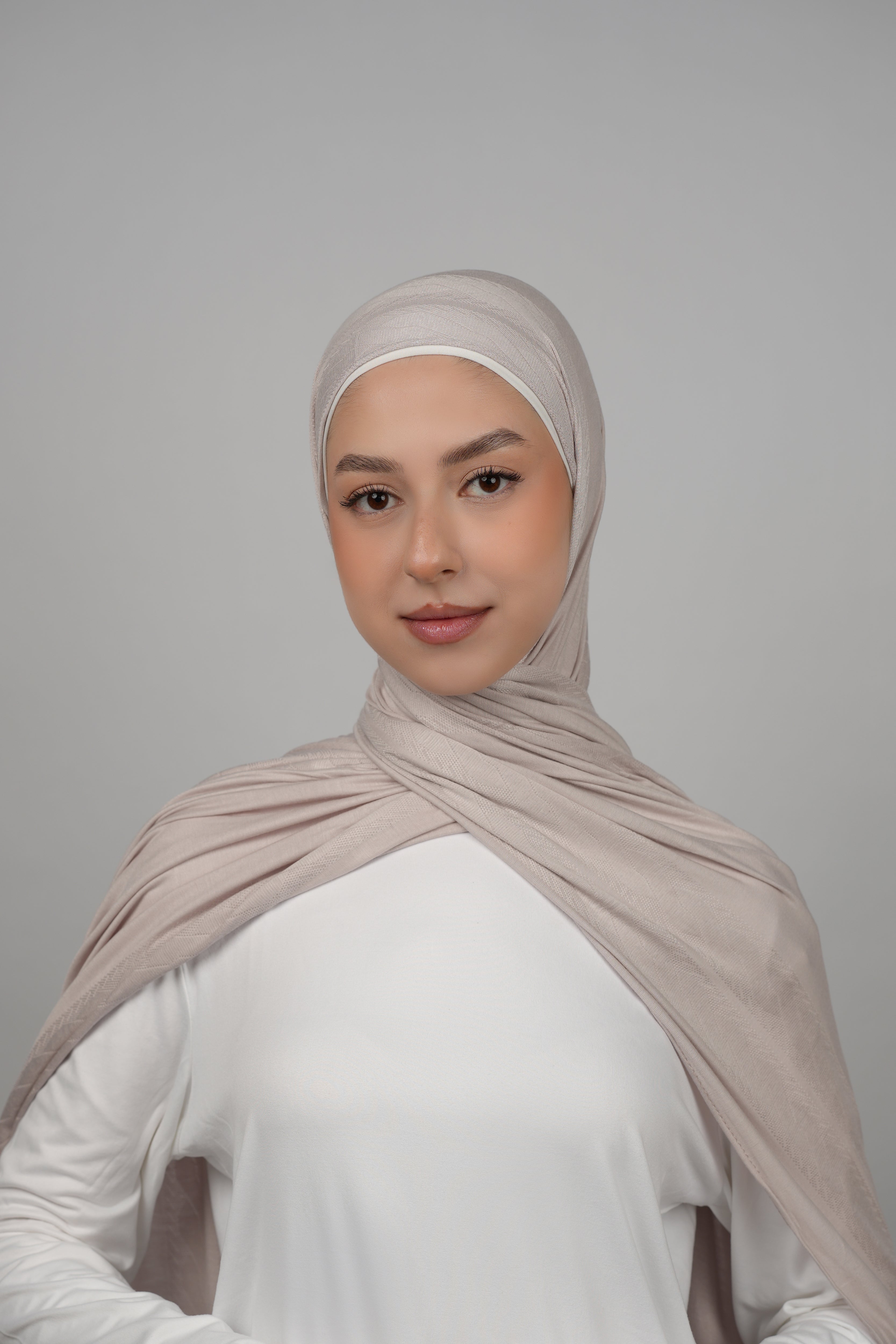 Pattern Cotton Hijab  Voile