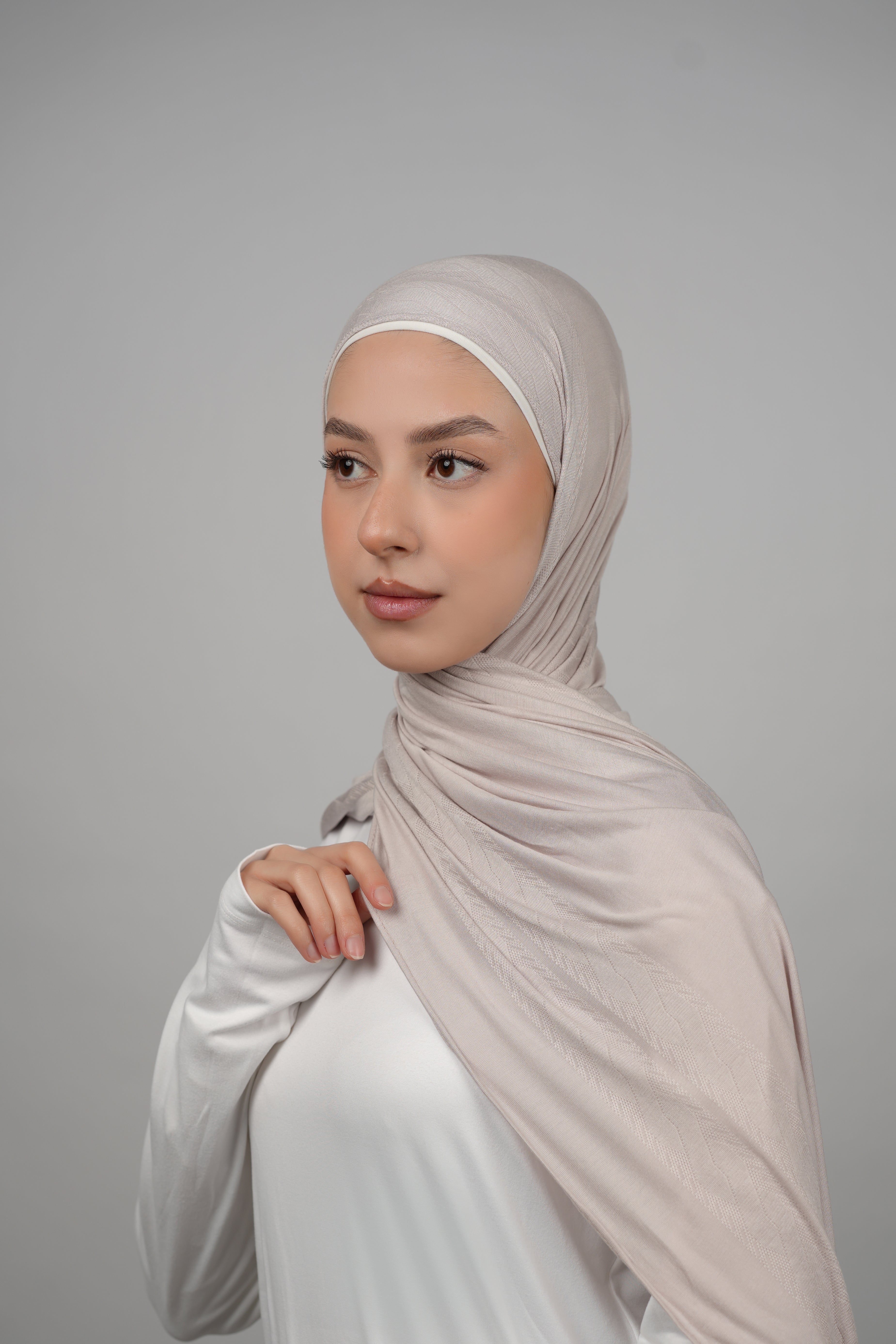 Pattern Cotton Hijab  Voile