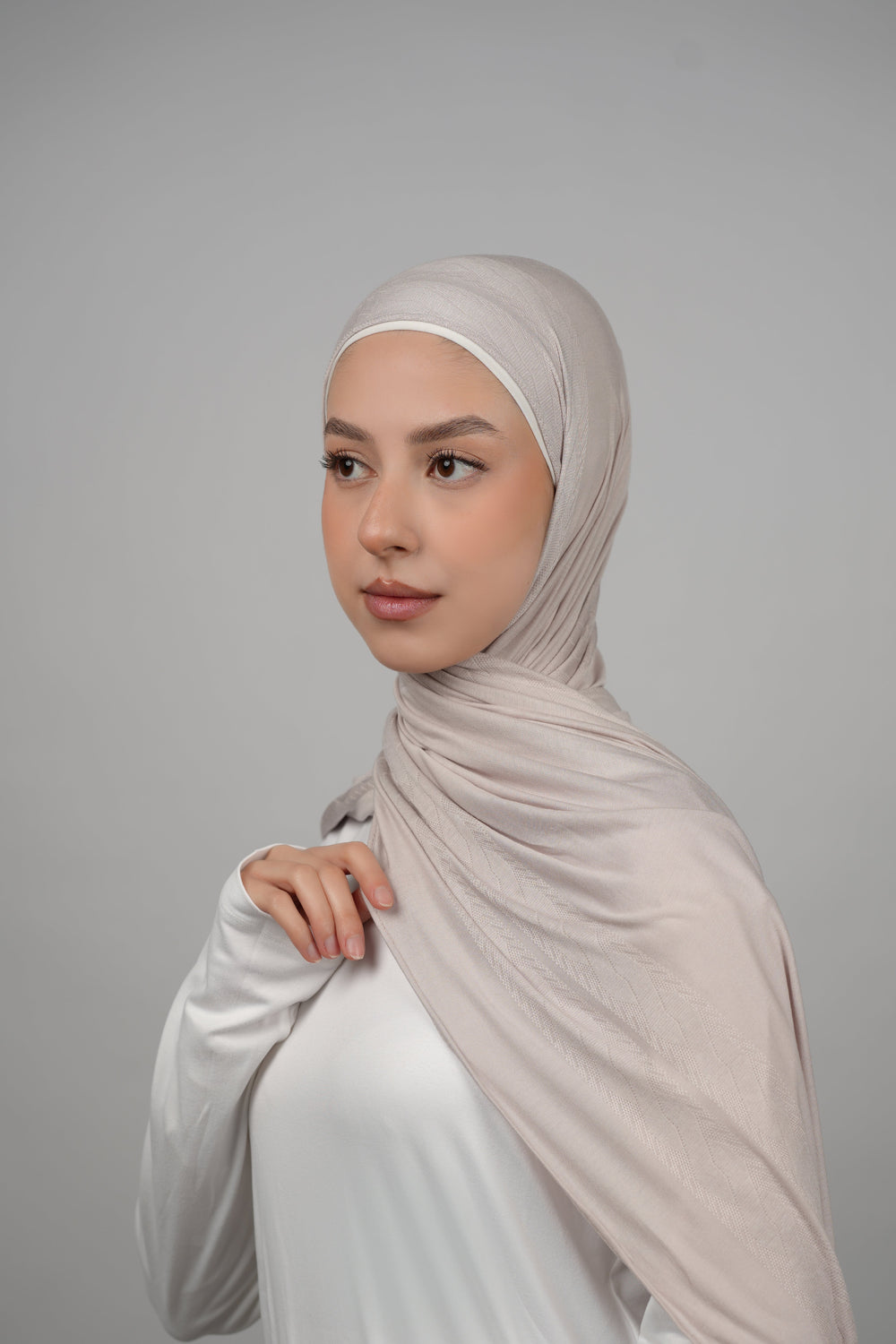 Pattern Cotton Hijab  Voile