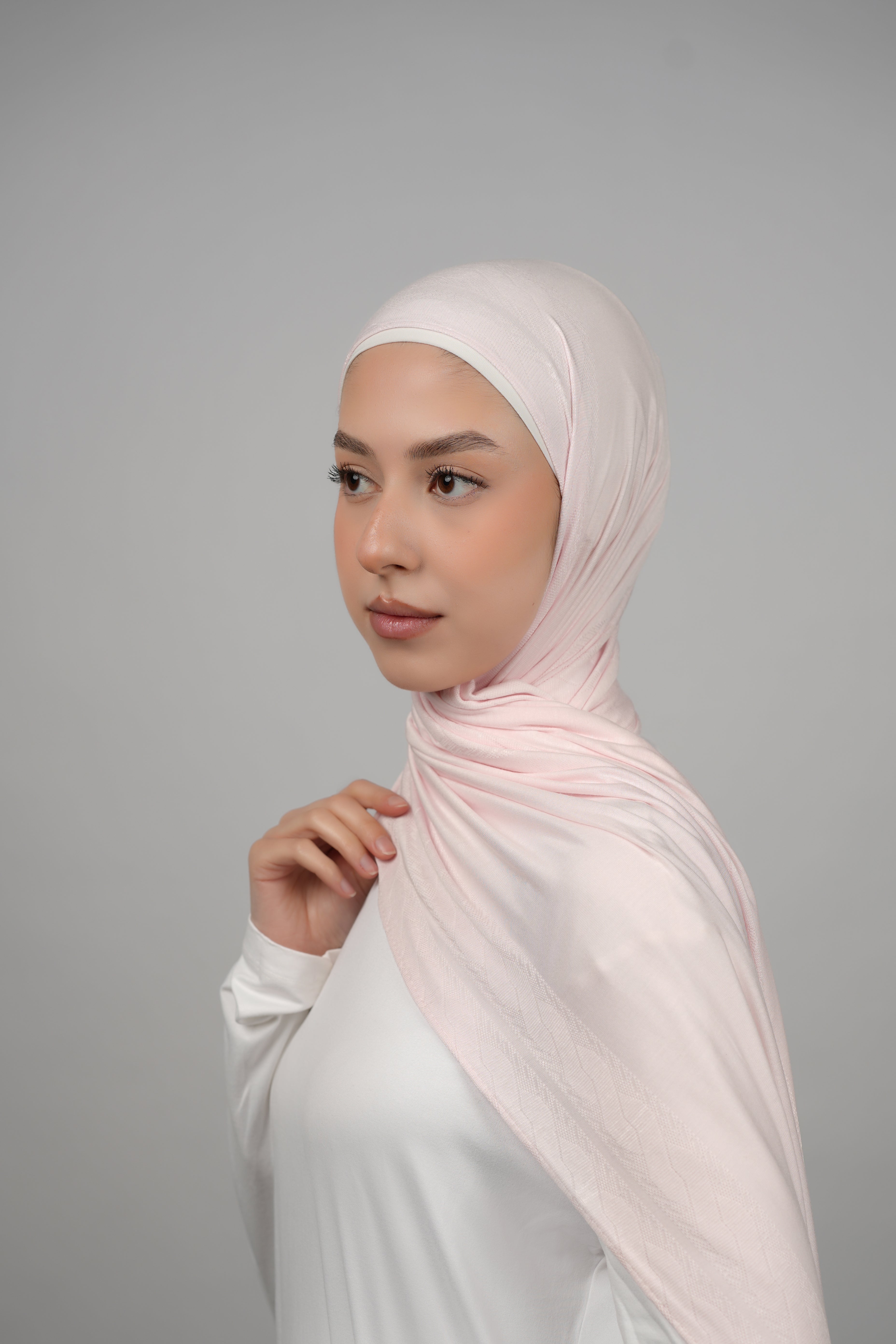 Pattern Cotton Hijab  Voile