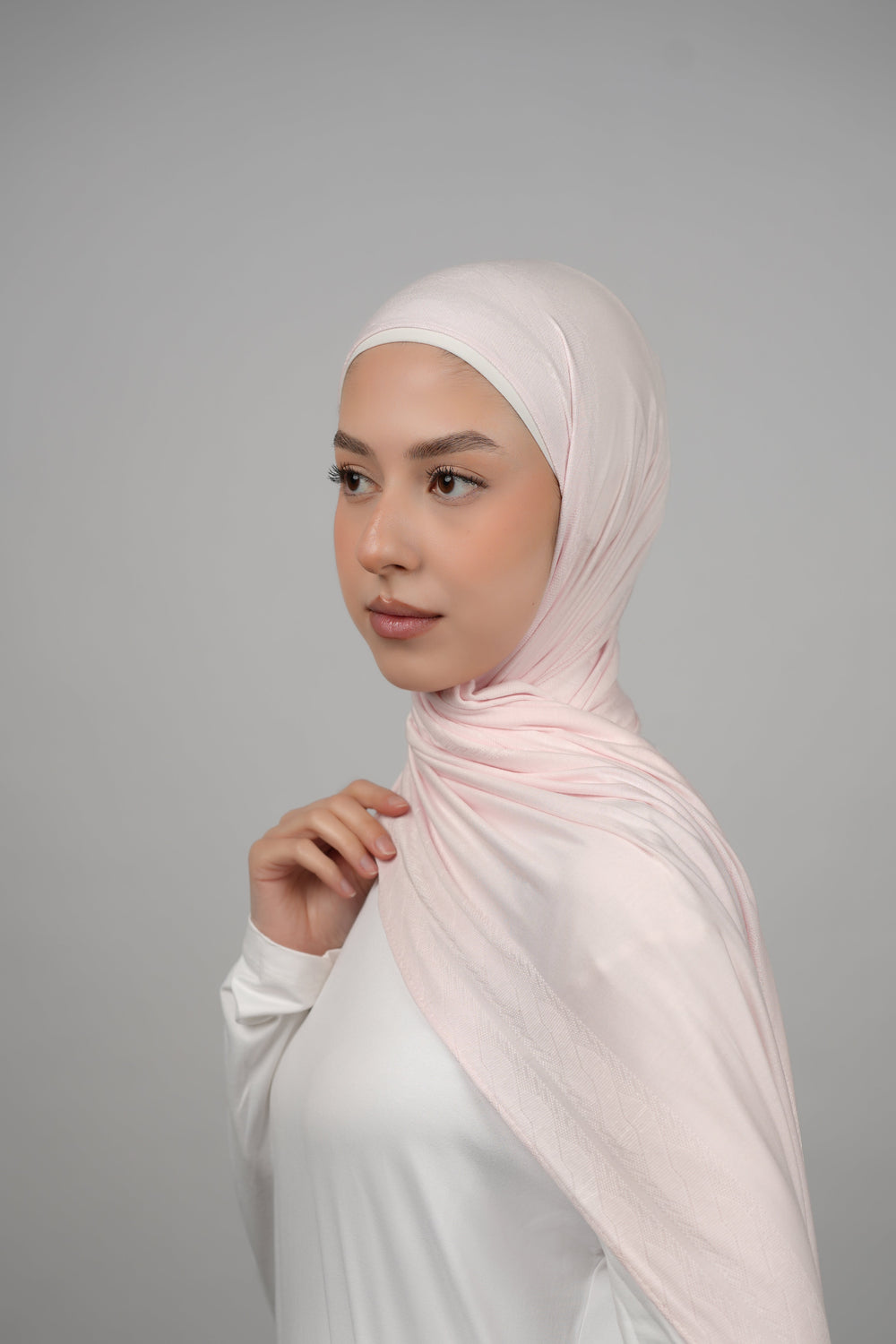 Pattern Cotton Hijab  Voile