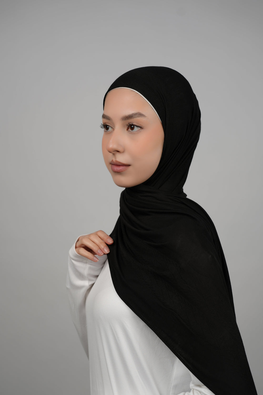 Pattern Cotton Hijab  Voile