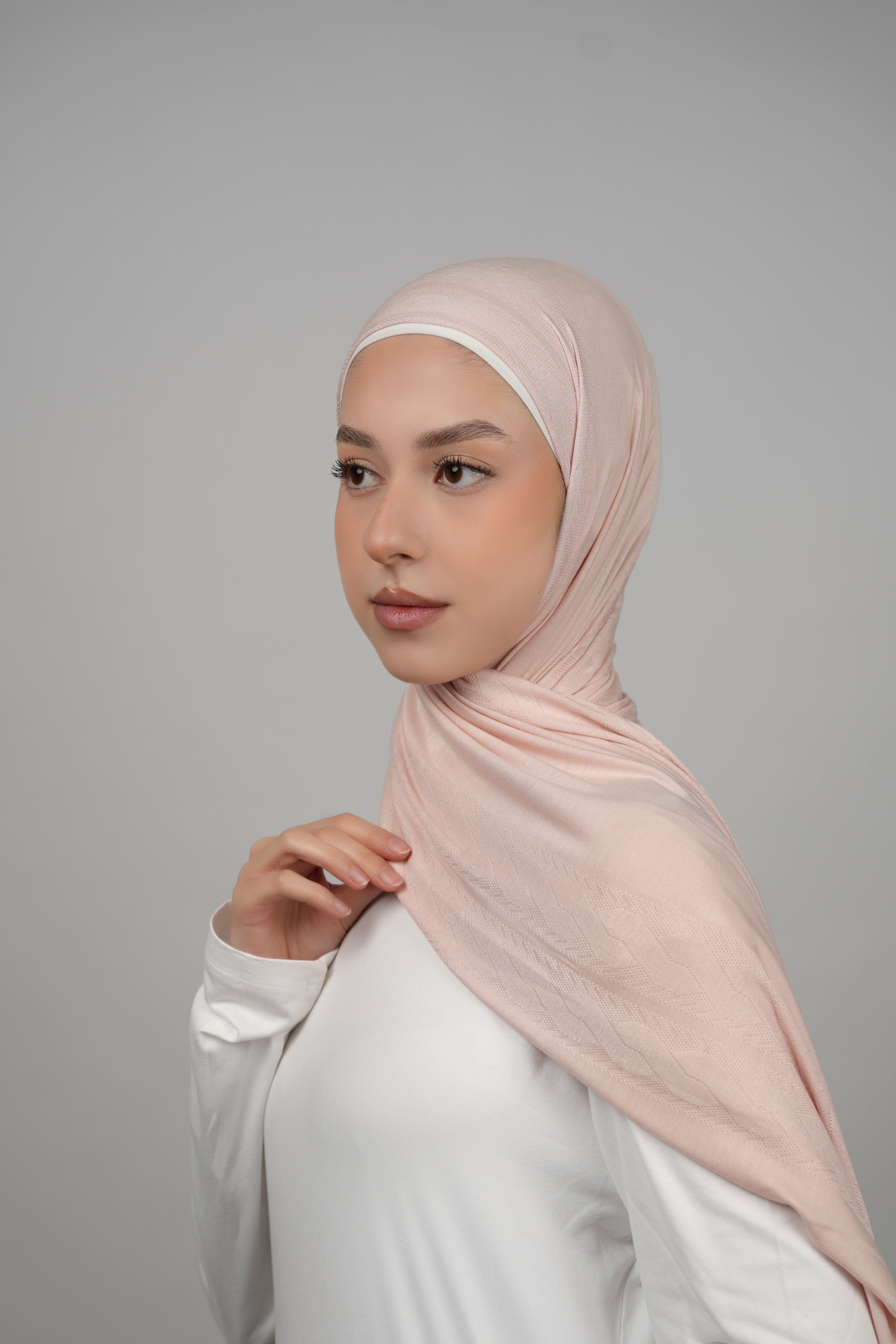 Pattern Cotton Hijab  Voile