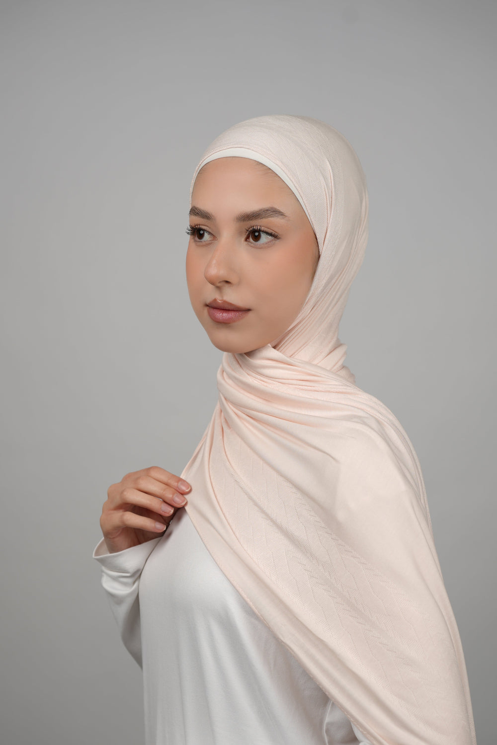 Pattern Cotton Hijab  Voile