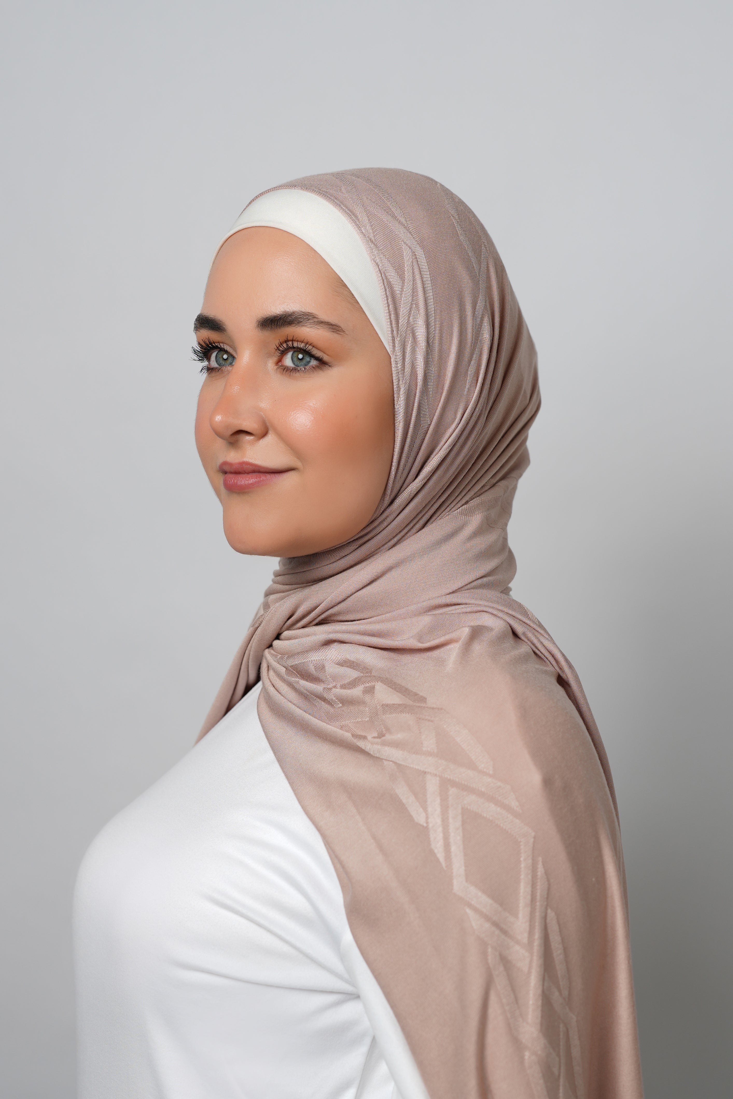 Pattern Cotton Hijab  Voile
