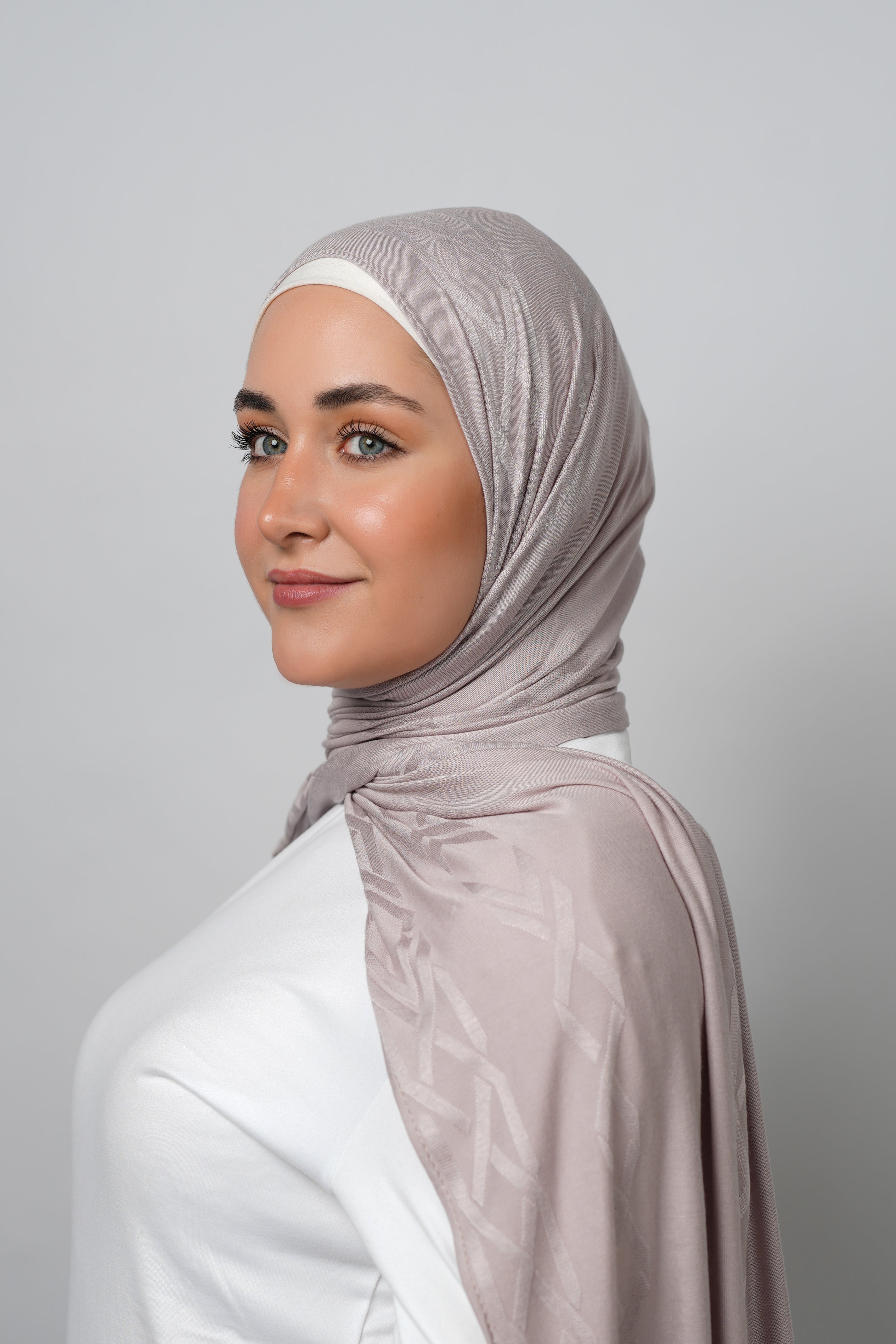 Pattern Cotton Hijab  Voile
