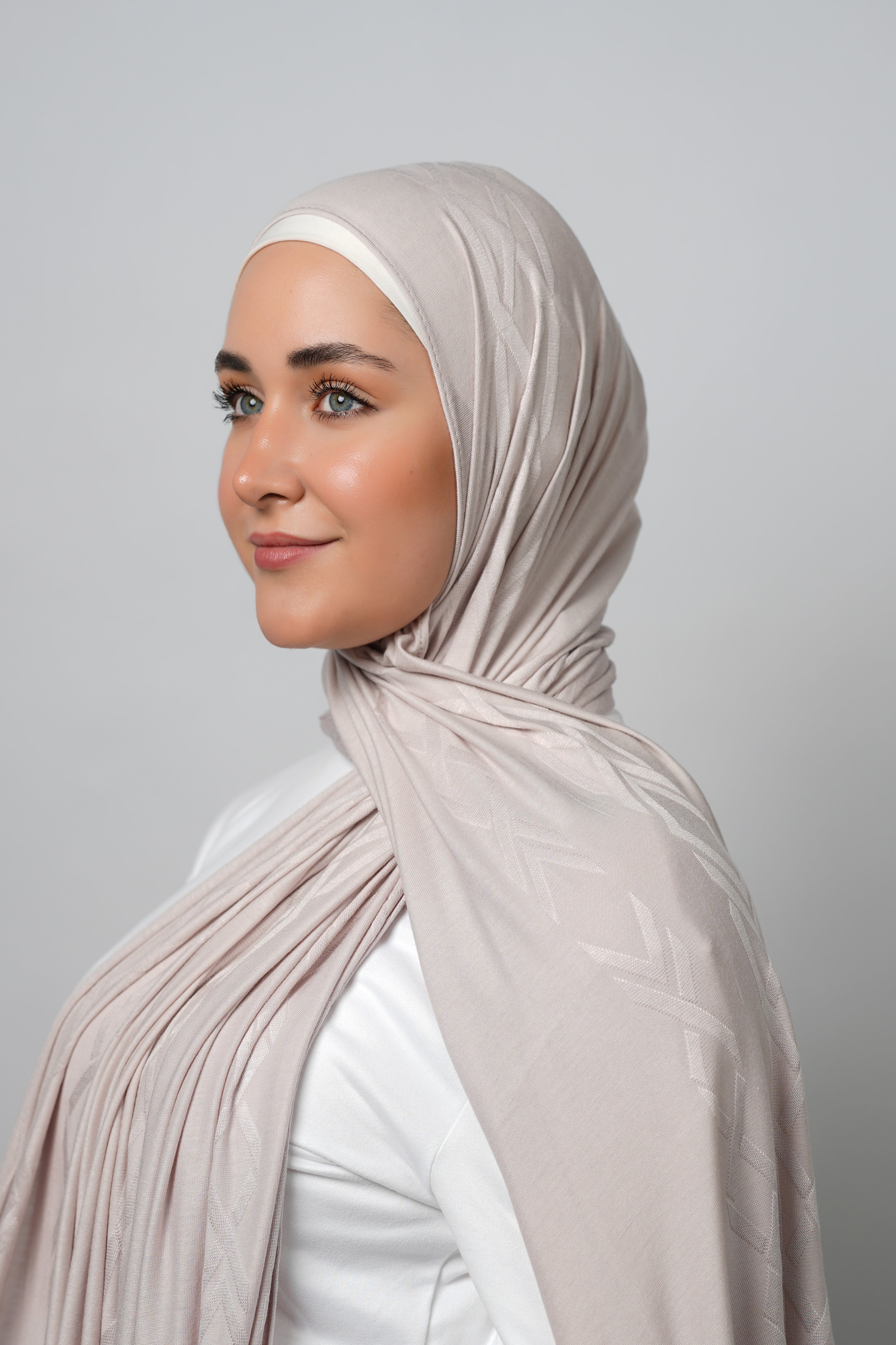 Pattern Cotton Hijab  Voile