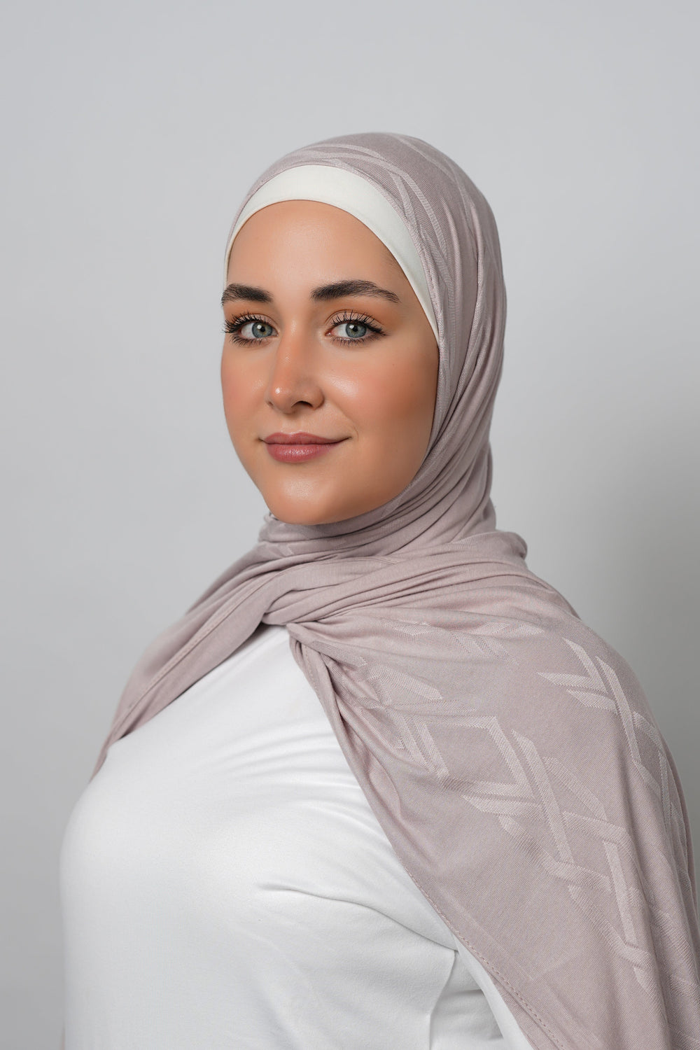 Pattern Cotton Hijab  Voile