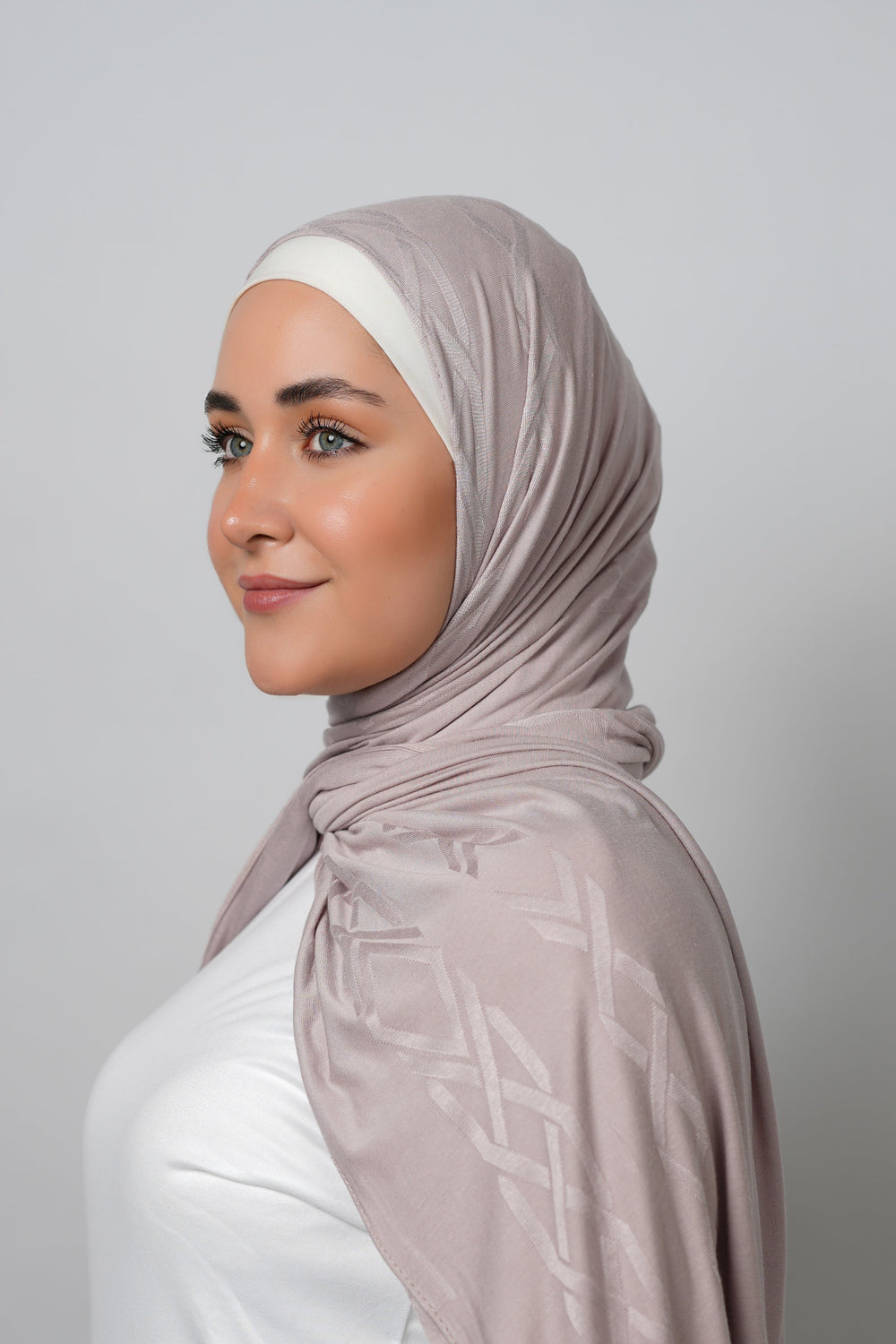 Pattern Cotton Hijab  Voile