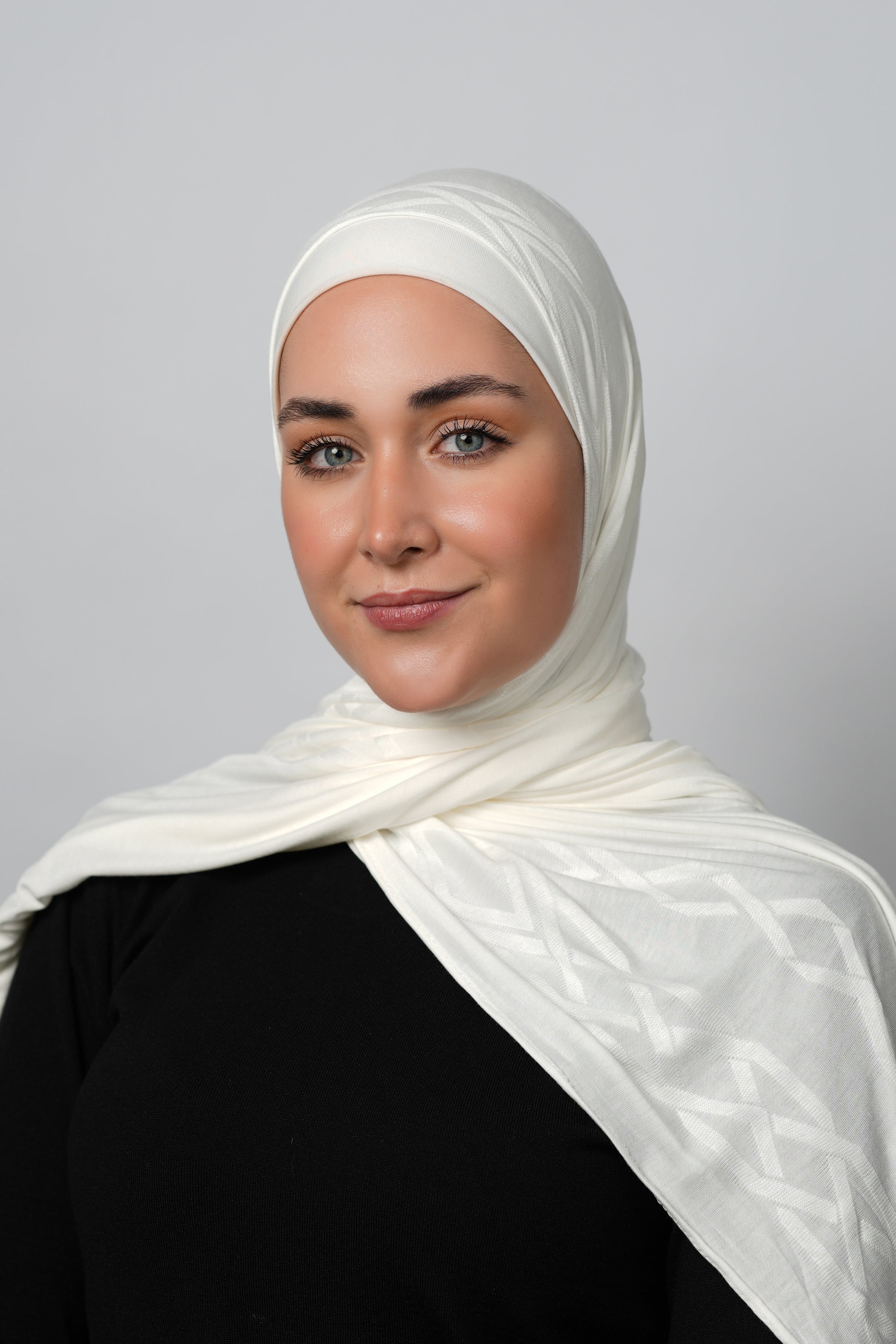 Pattern Cotton Hijab  Voile