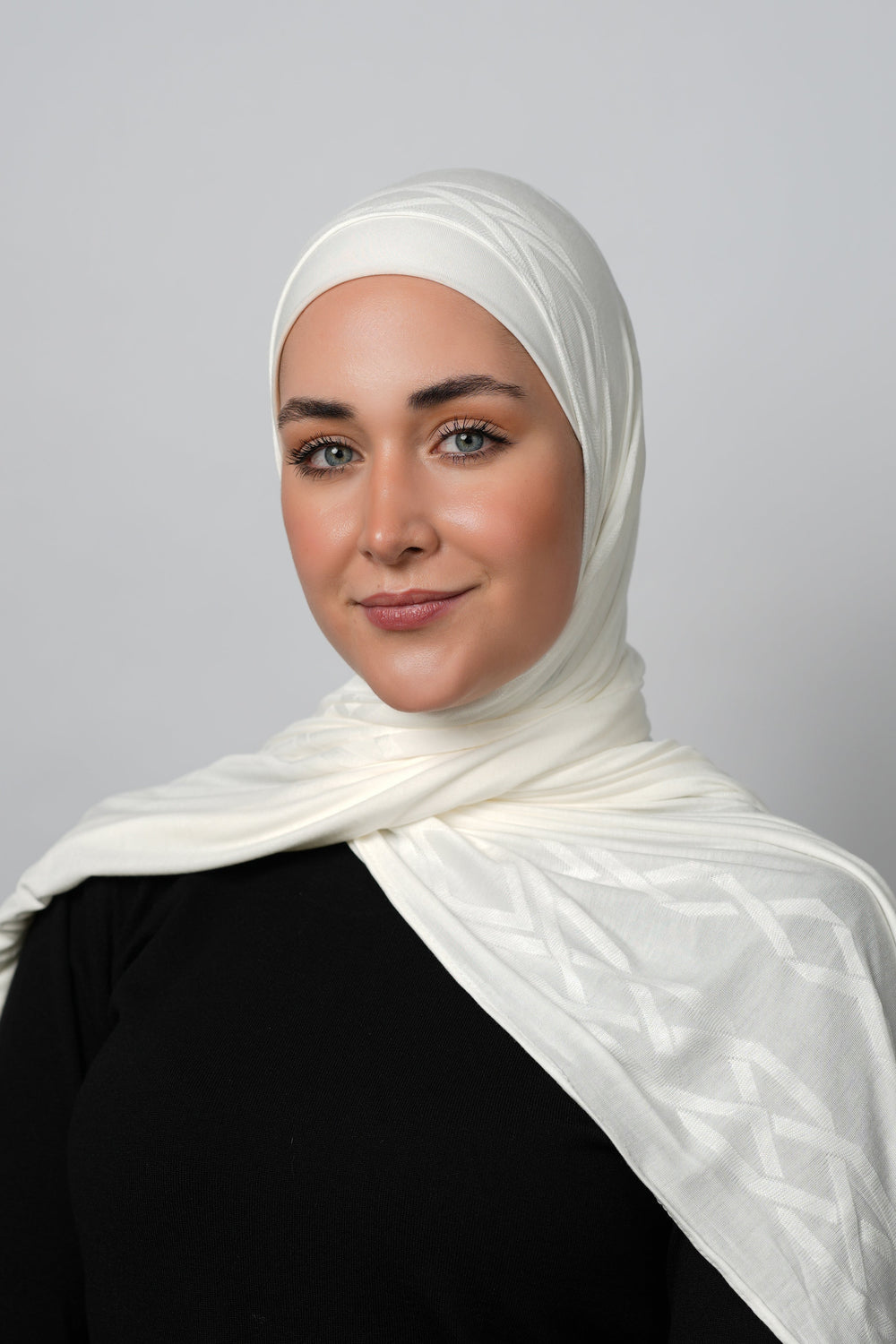 Pattern Cotton Hijab  Voile