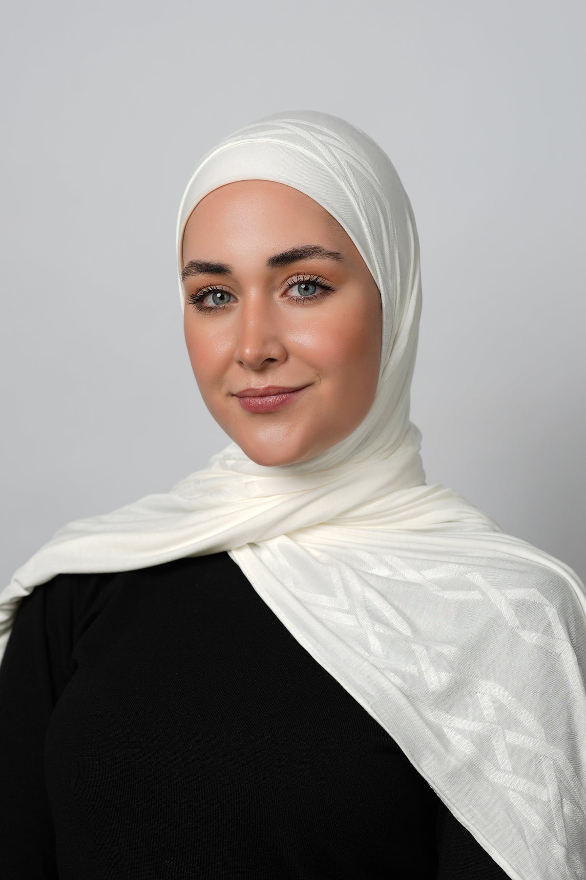 Pattern Cotton Hijab  Voile