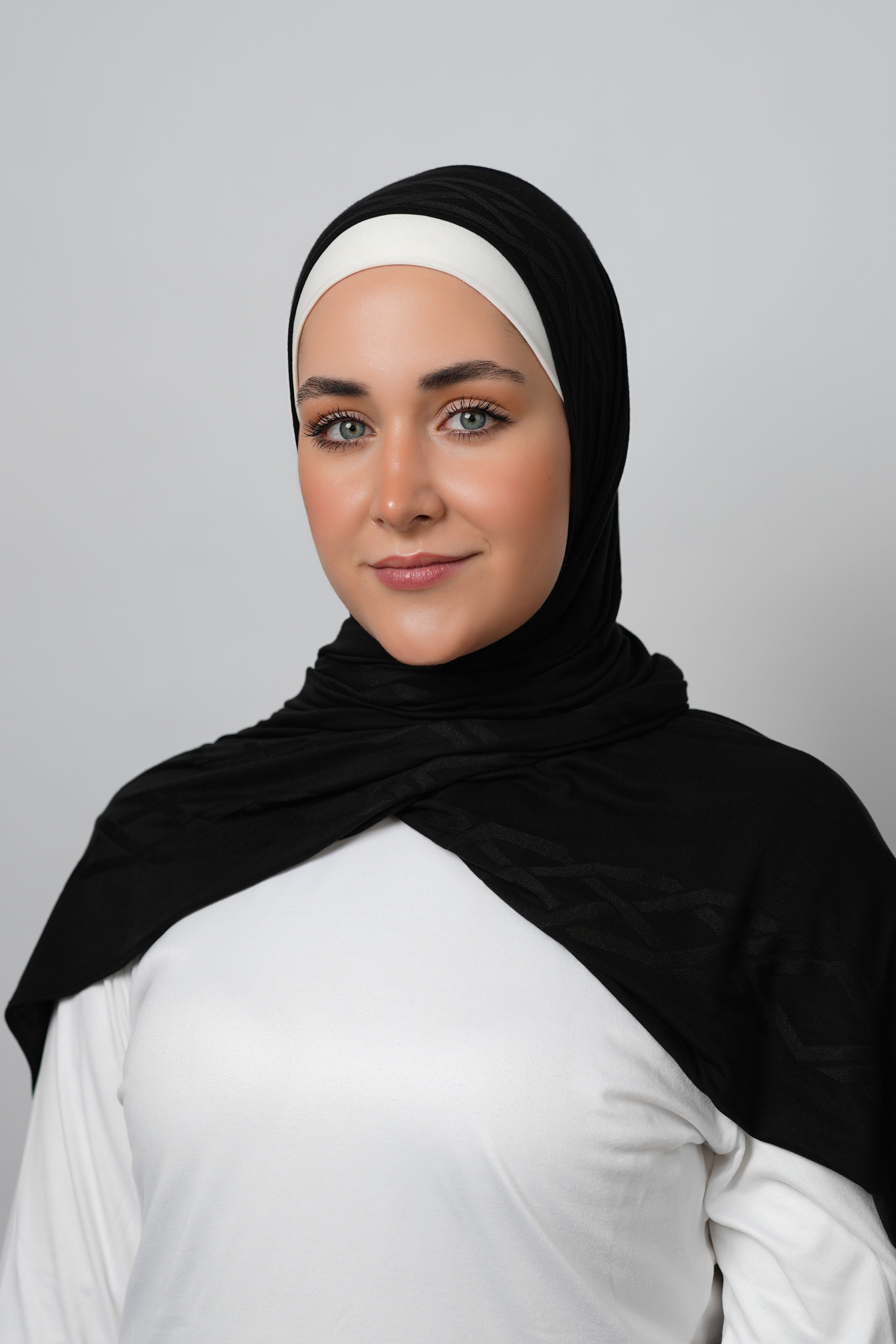 Pattern Cotton Hijab  Voile