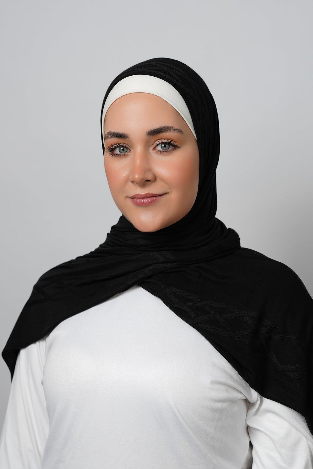 Pattern Cotton Hijab  Voile