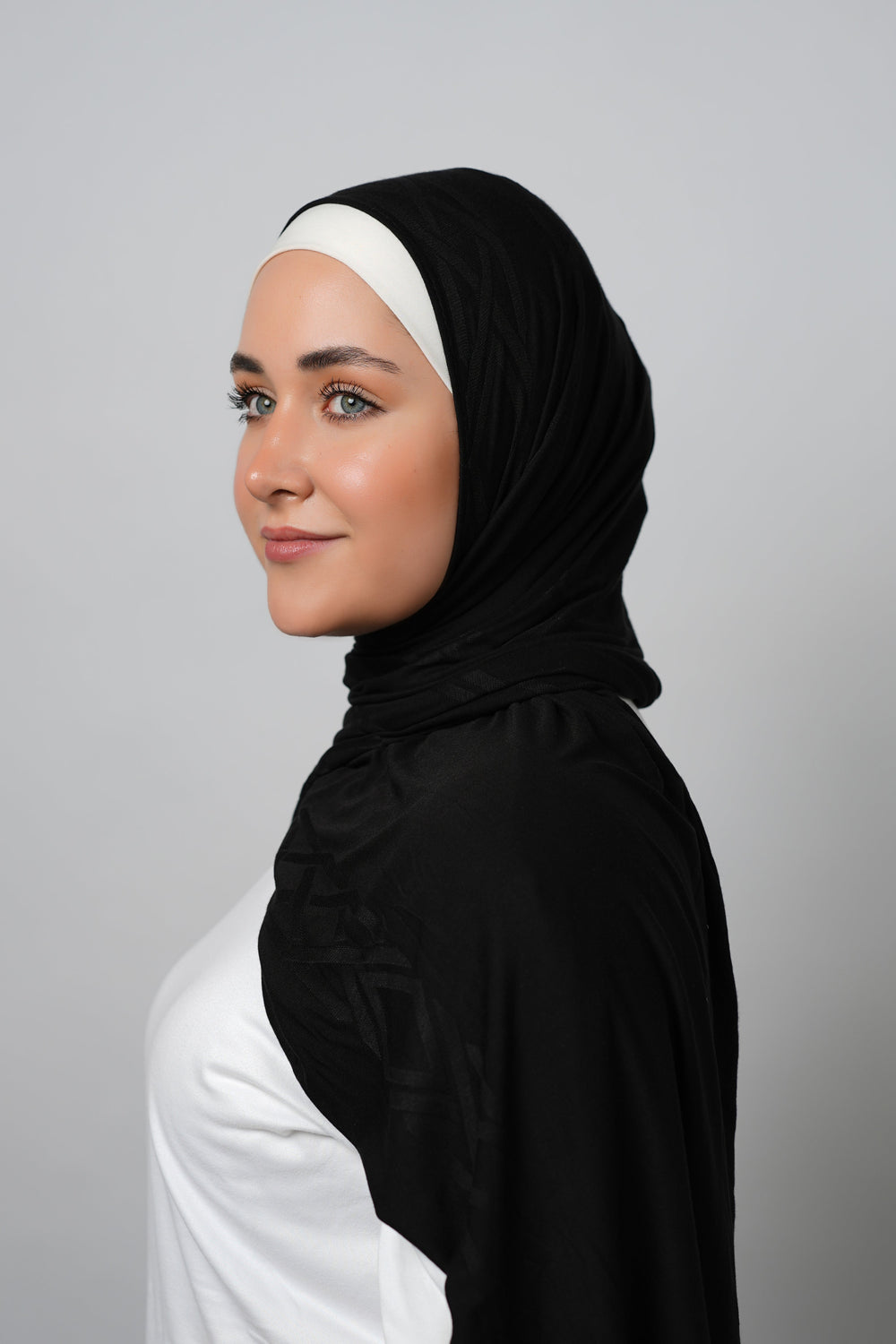 Pattern Cotton Hijab  Voile