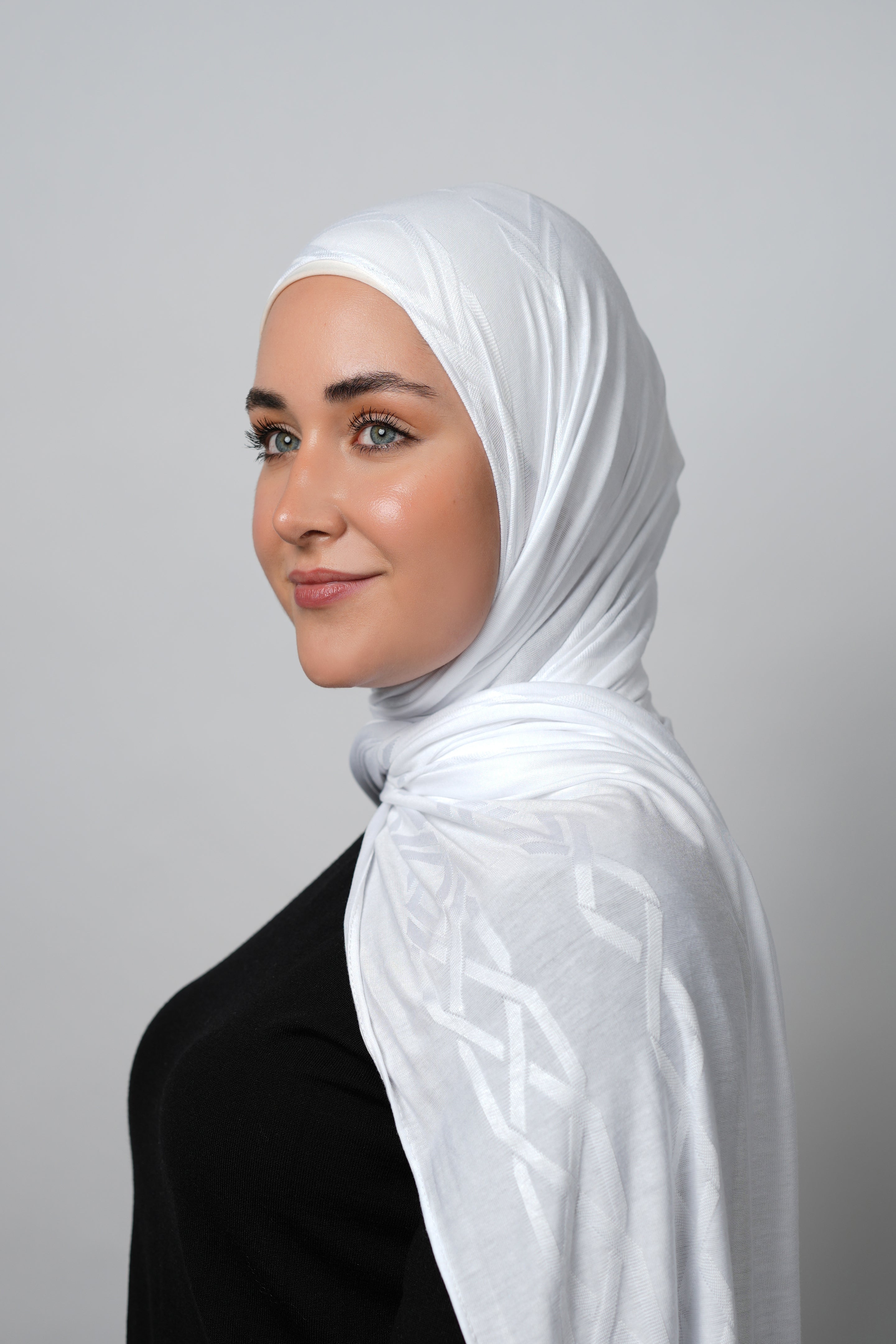 Pattern Cotton Hijab  Voile