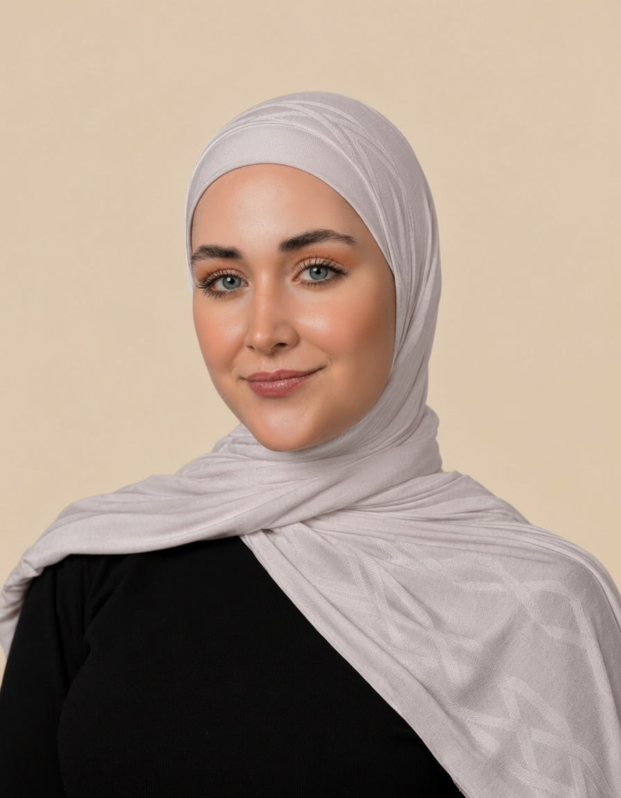 Pattern Cotton Hijab  Voile