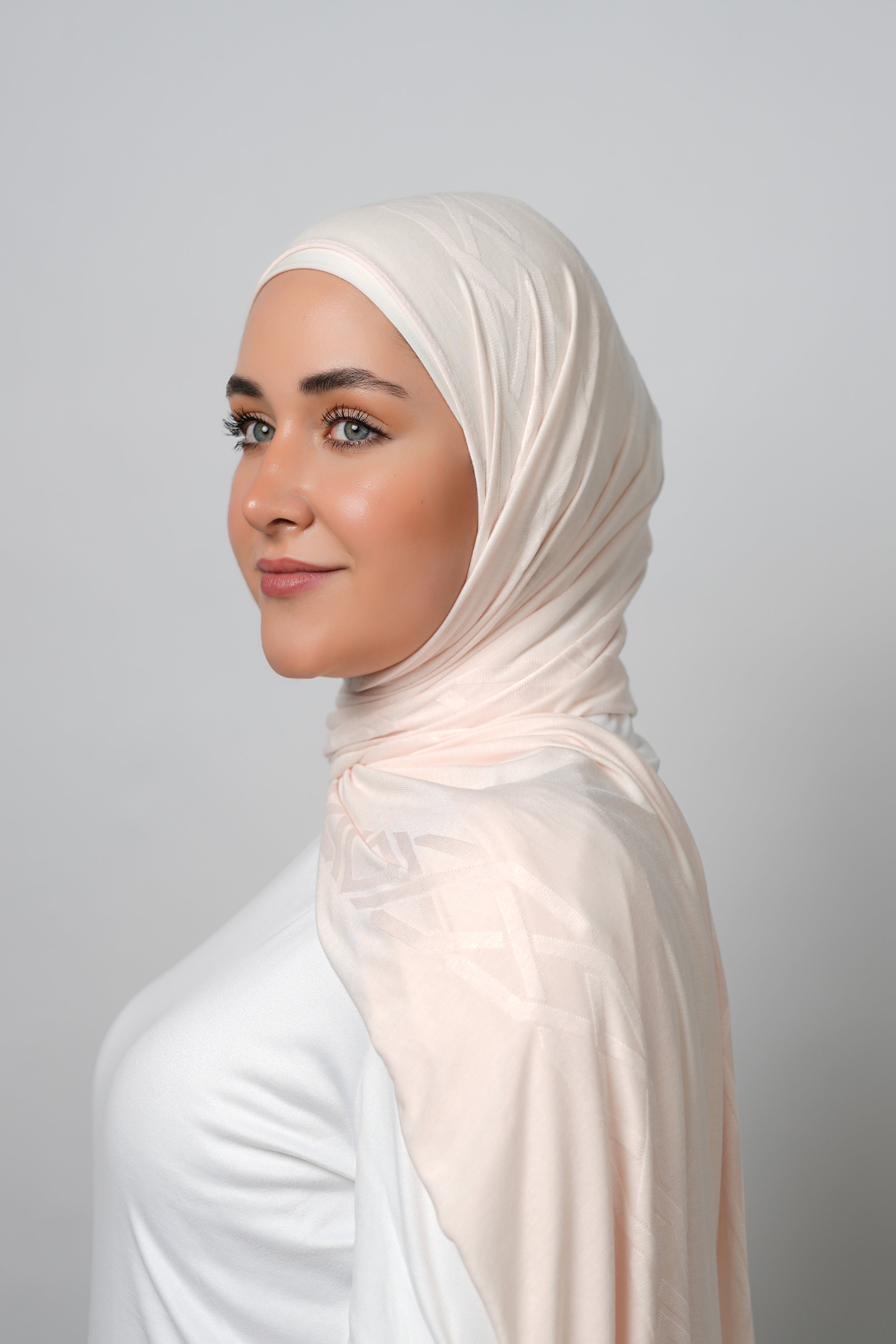 Pattern Cotton Hijab  Voile