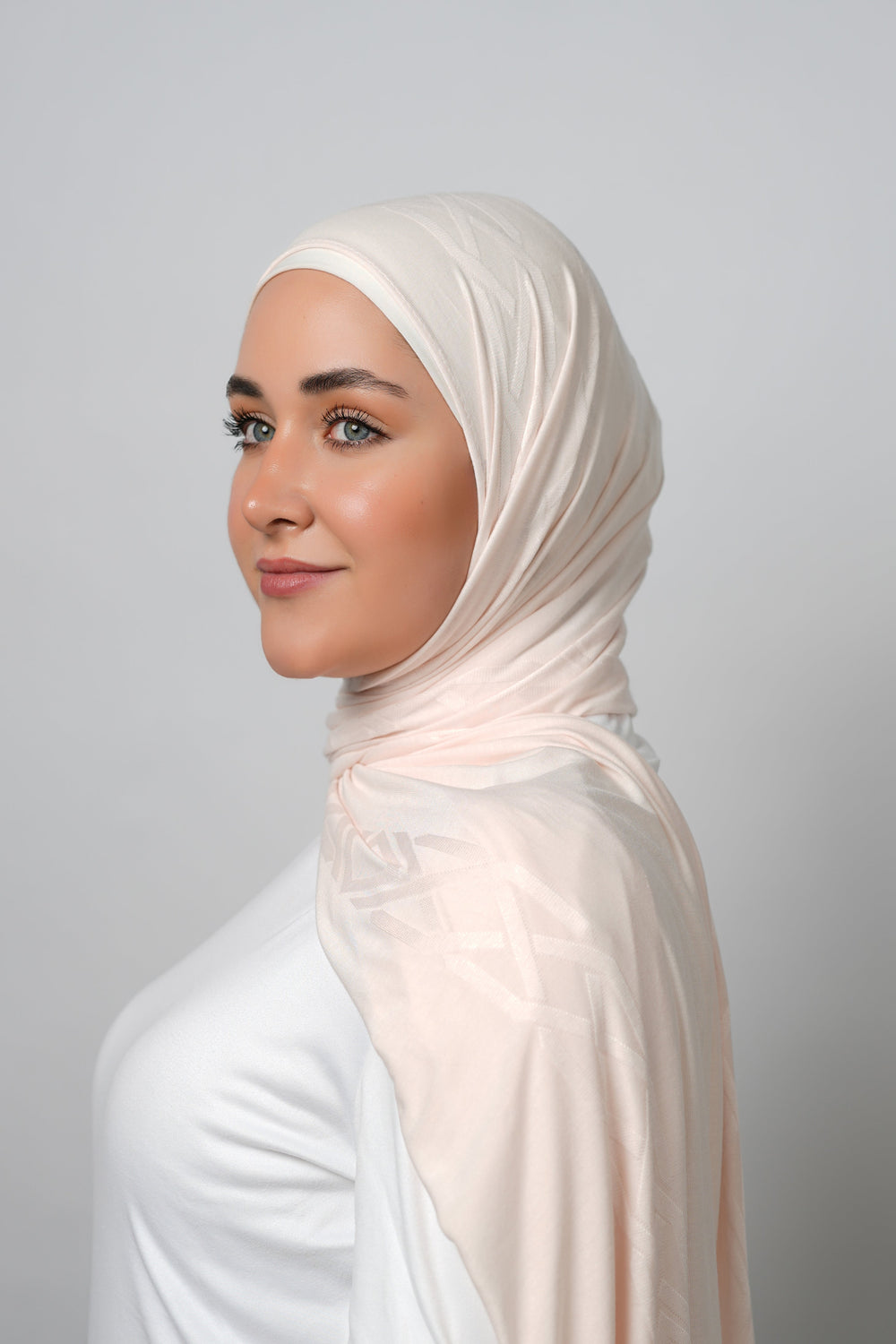 Pattern Cotton Hijab  Voile
