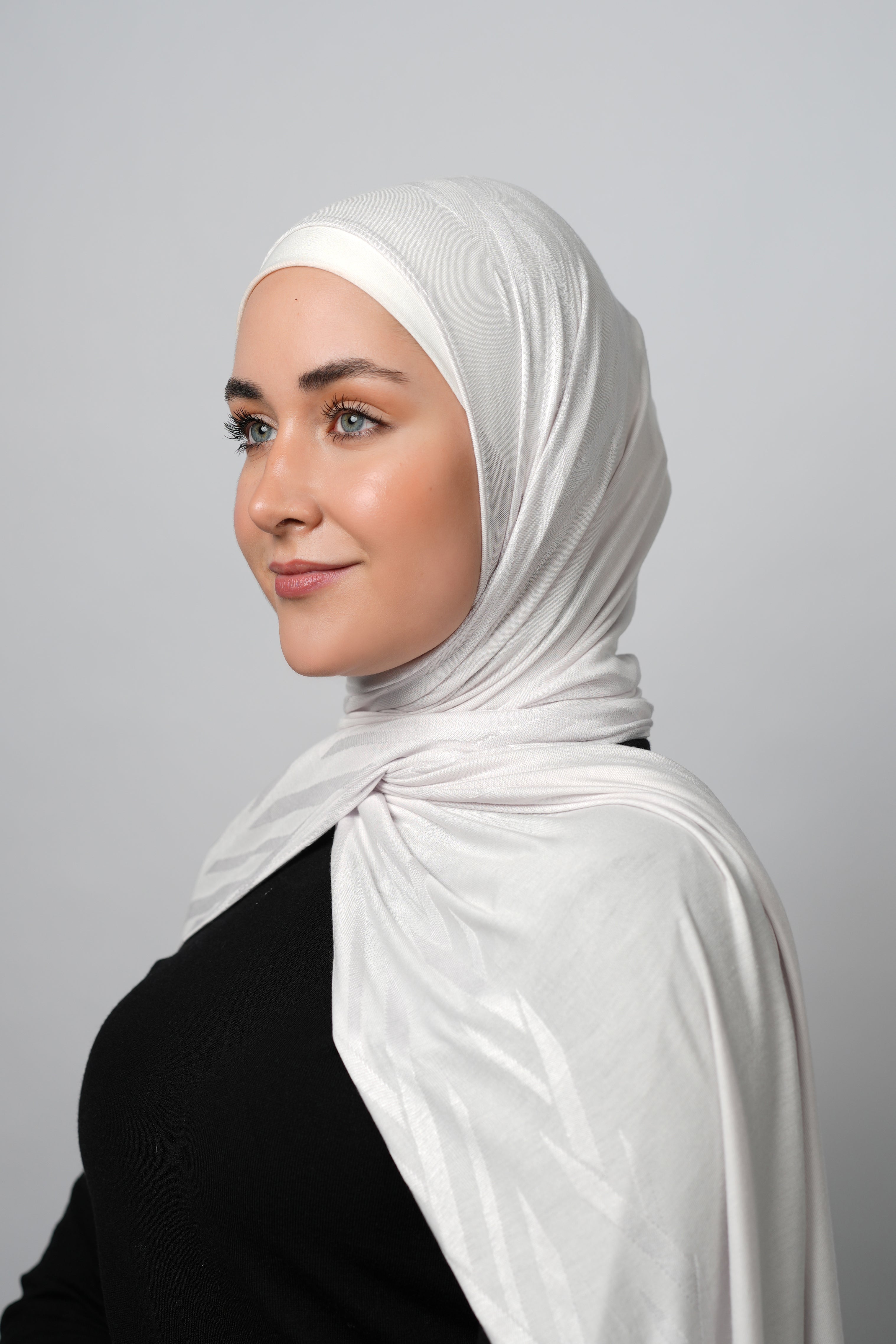 Pattern Cotton Hijab  Voile