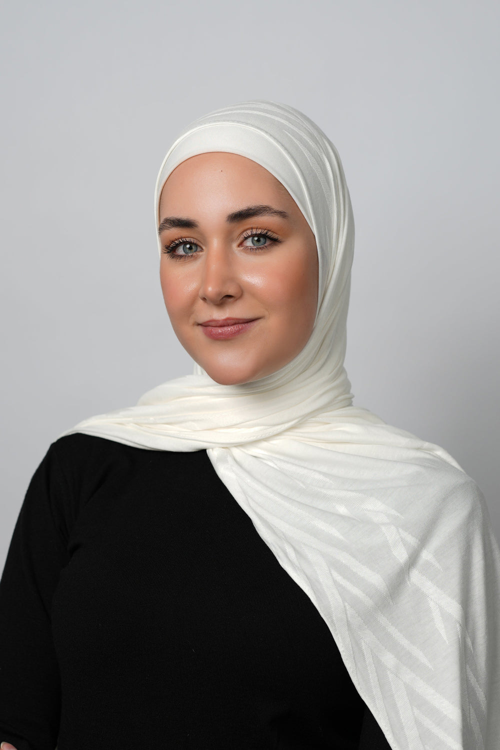Pattern Cotton Hijab  Voile