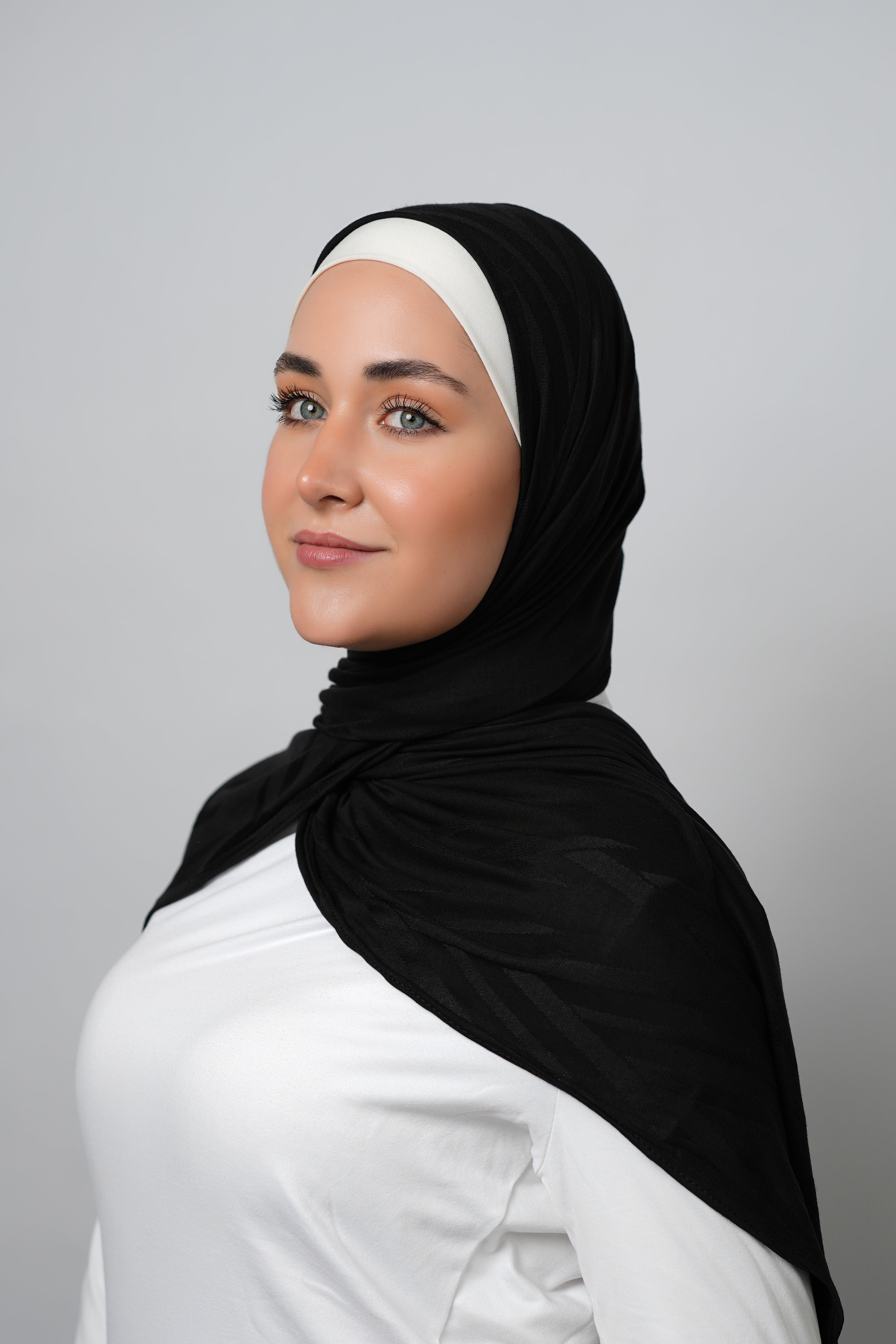 Pattern Cotton Hijab  Voile