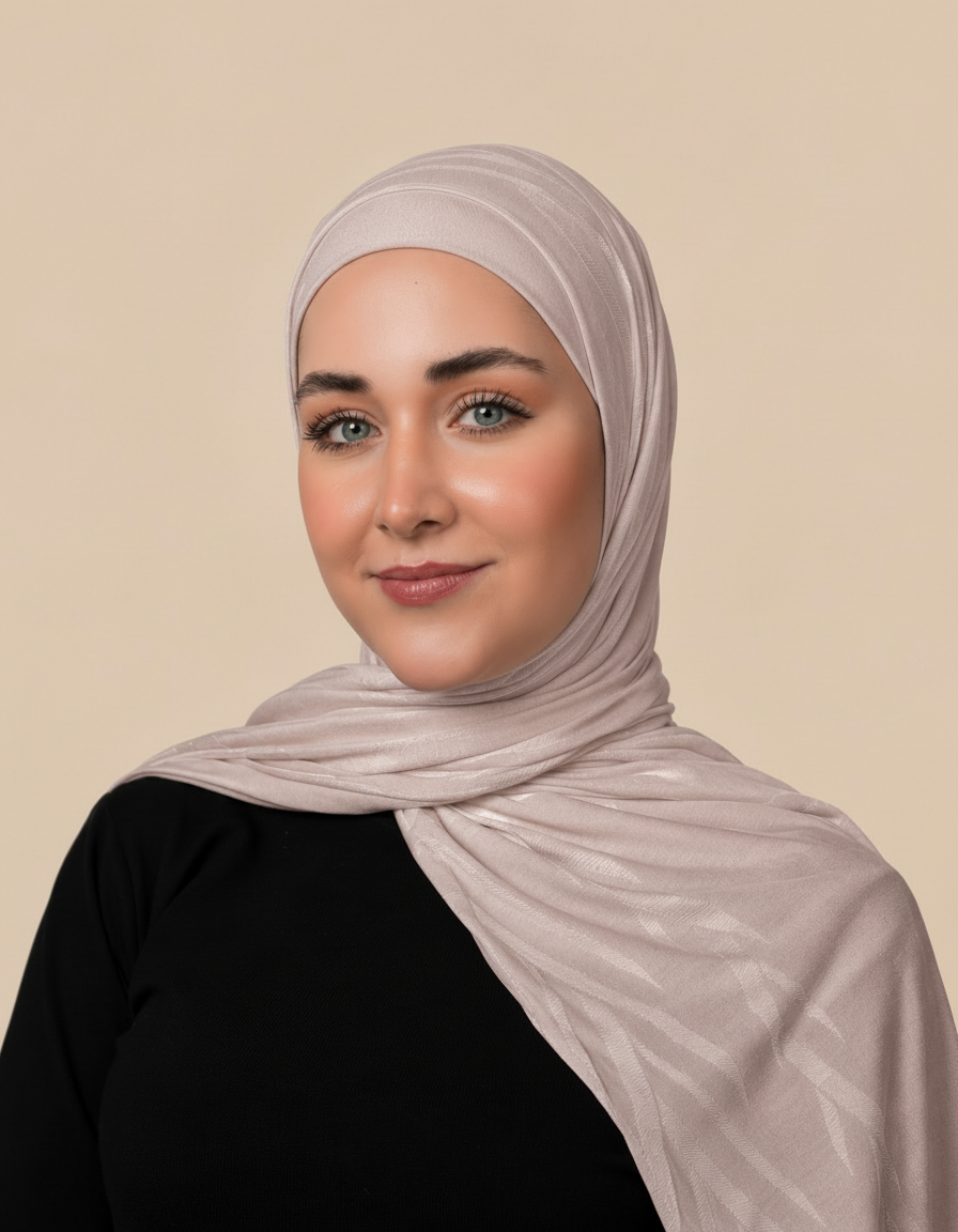 Pattern Cotton Hijab  Voile